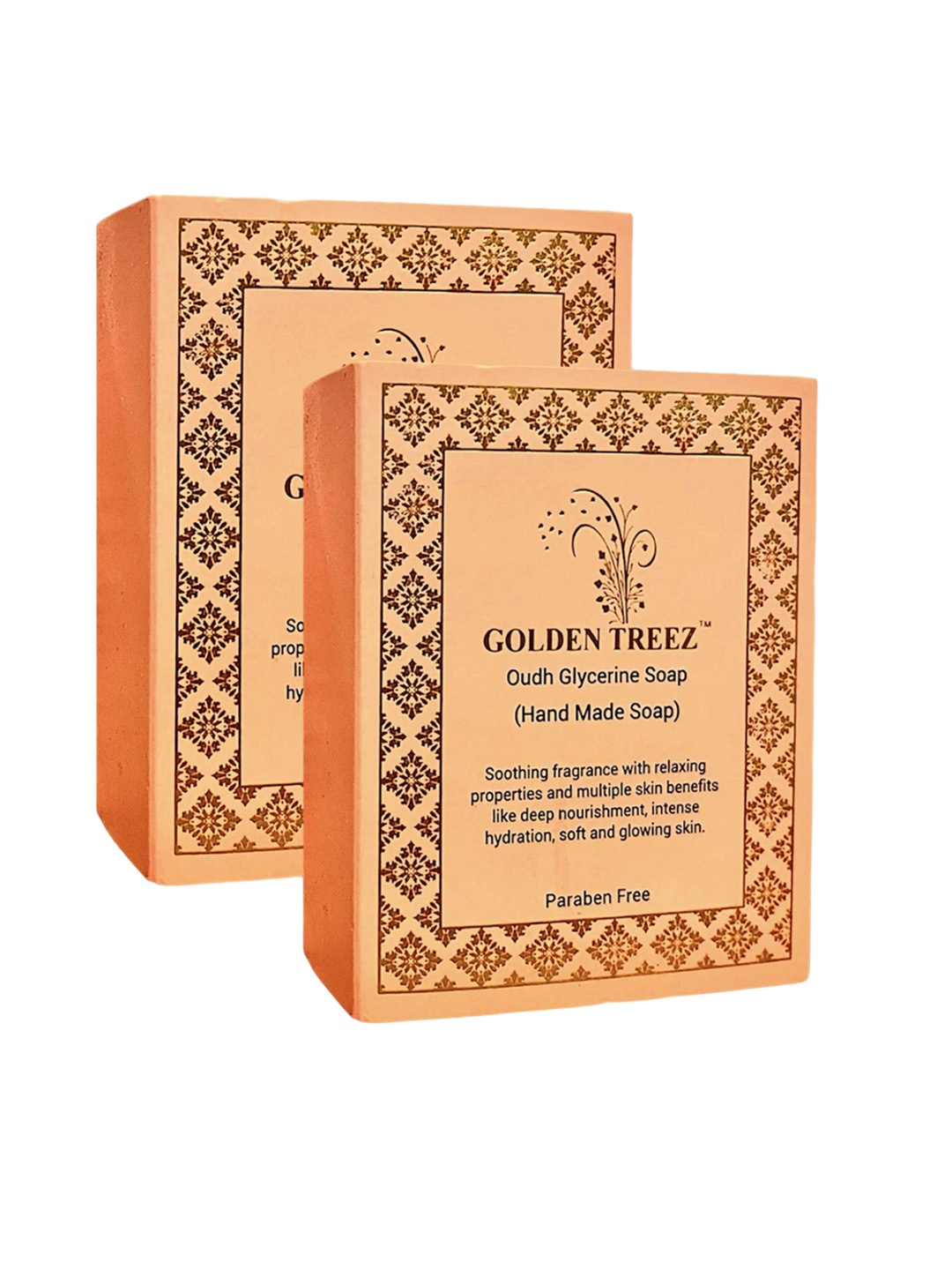 

Golden Treez Set Of 2 Oudh Glycerine Soap - 115 g Each, Pink