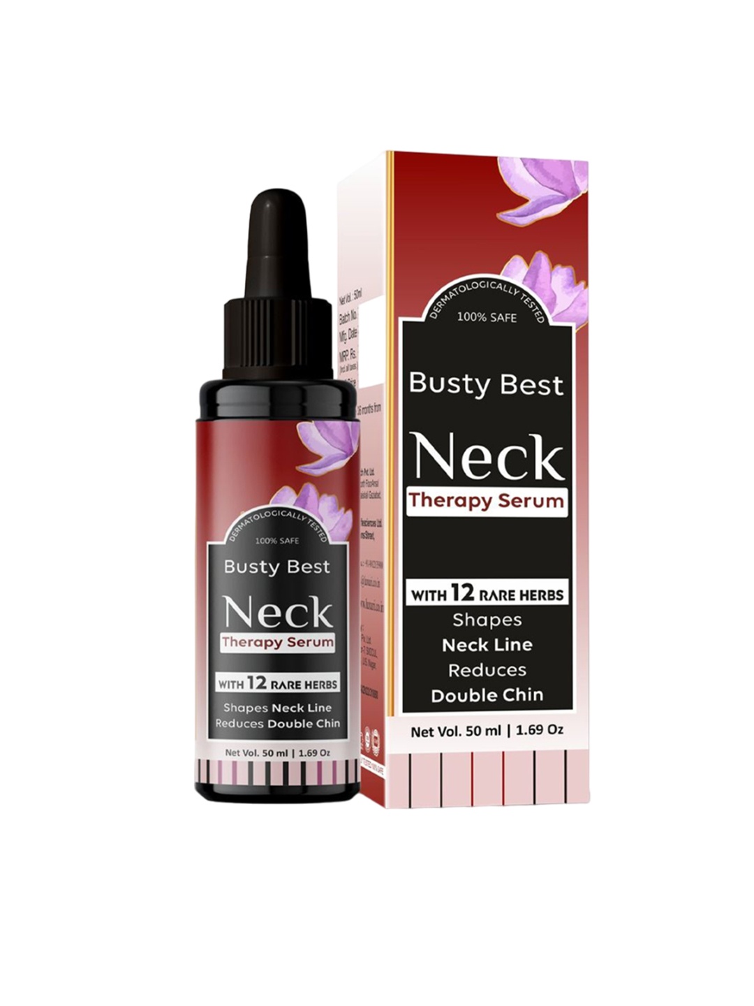 

Luxuri Busty Best Neck Therapy Serum For Double Chin - 50 ml, White