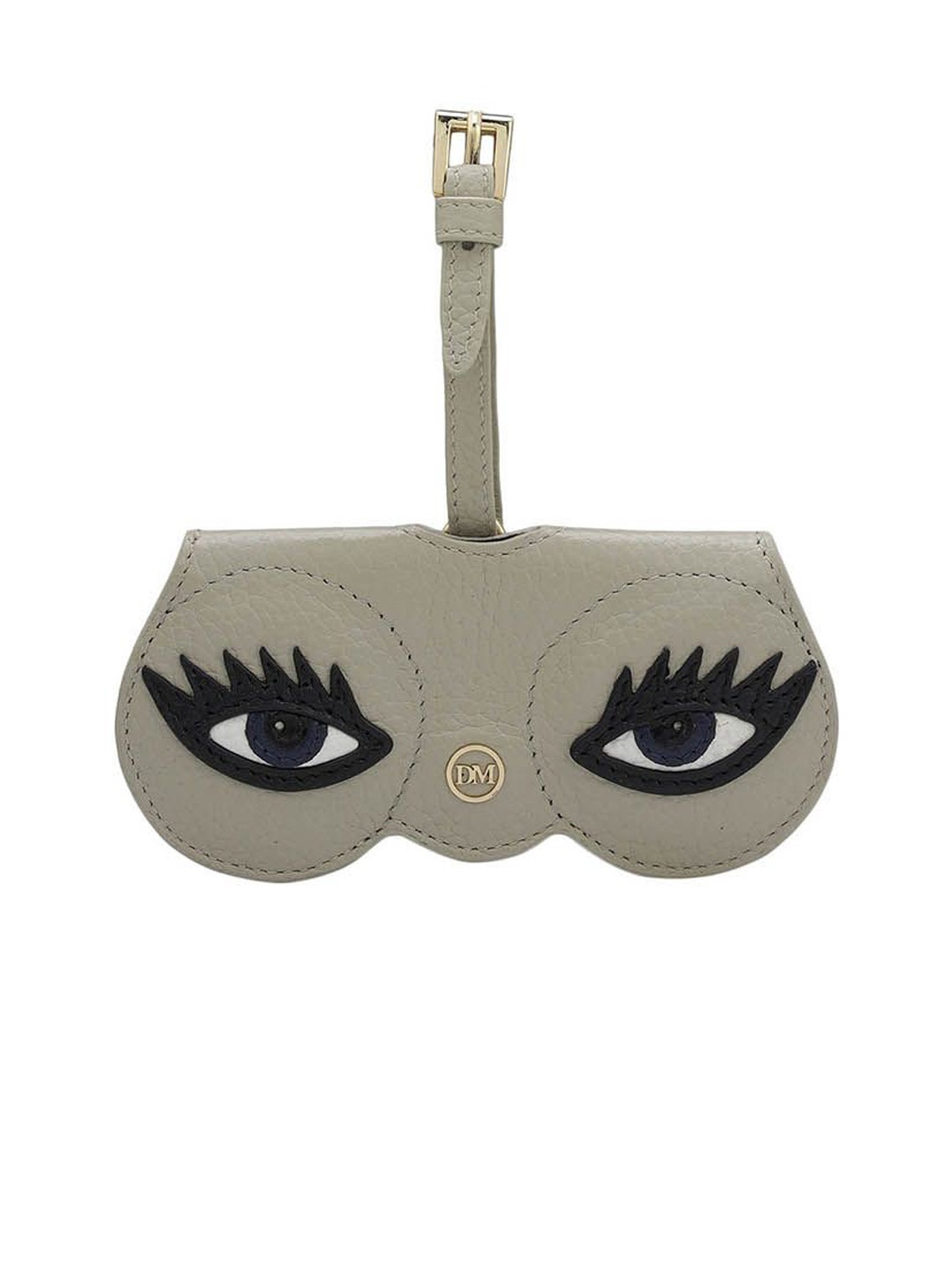 

Da Milano Leather Sunglasses Case, Khaki