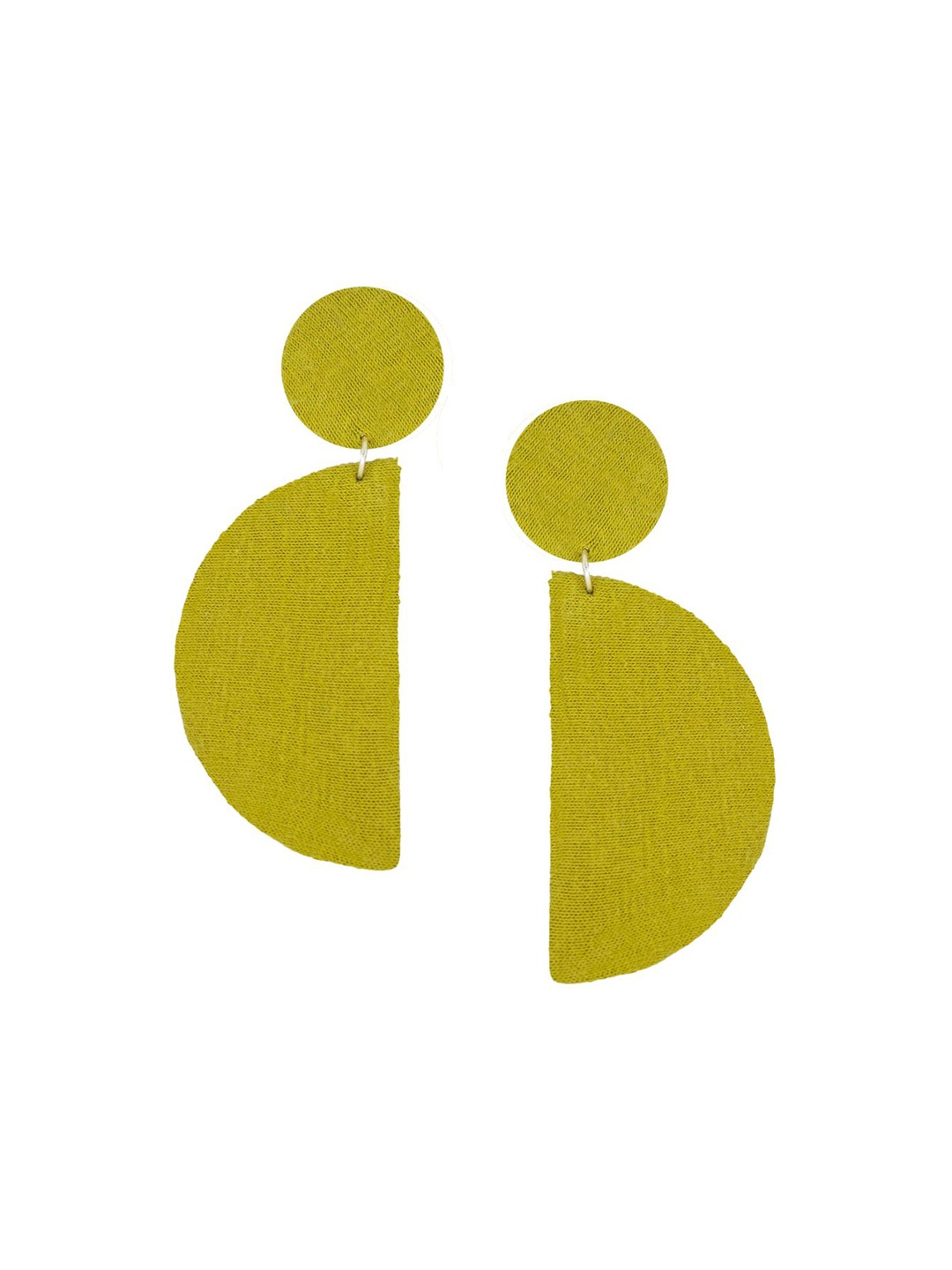 

Sangria Geometric Shape Earrings, Yellow