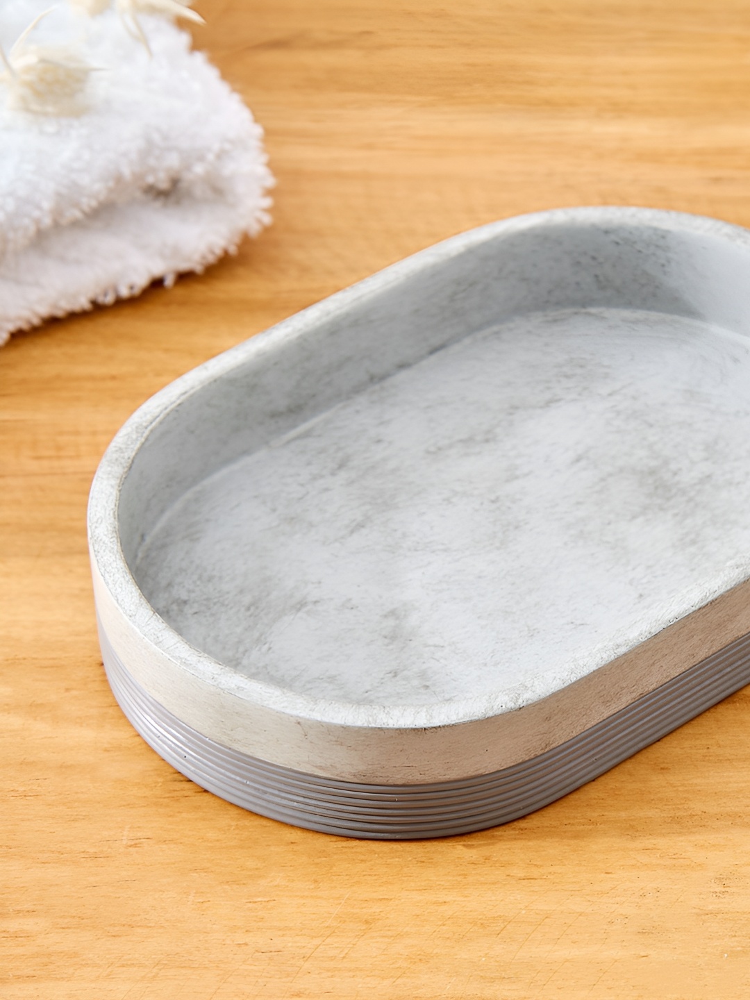 

Home Centre Grey Matte Soap Dish