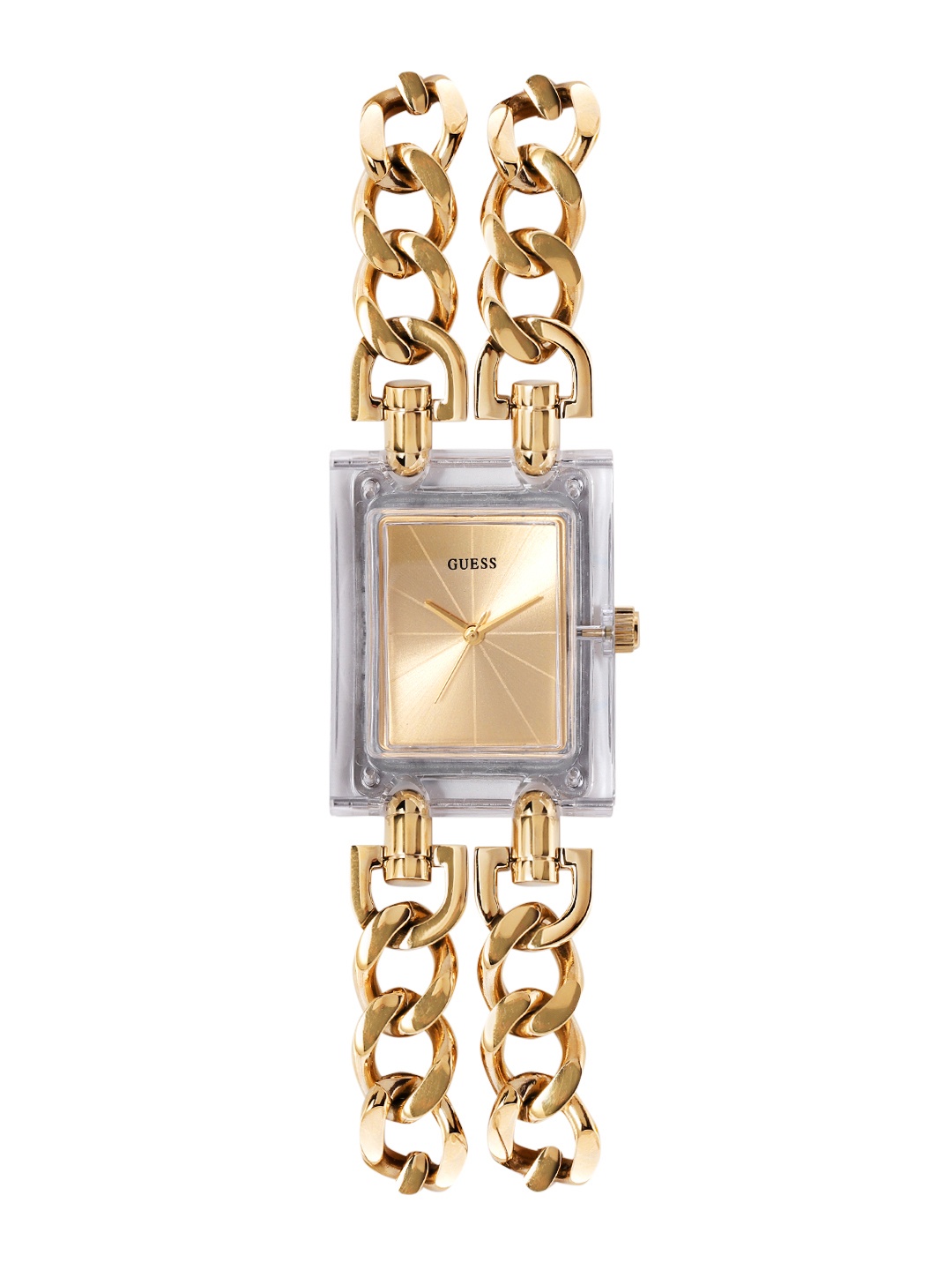 

GUESS Women Trend Mod Bracelet Style Straps Analogue Watch GW0669L1, Gold