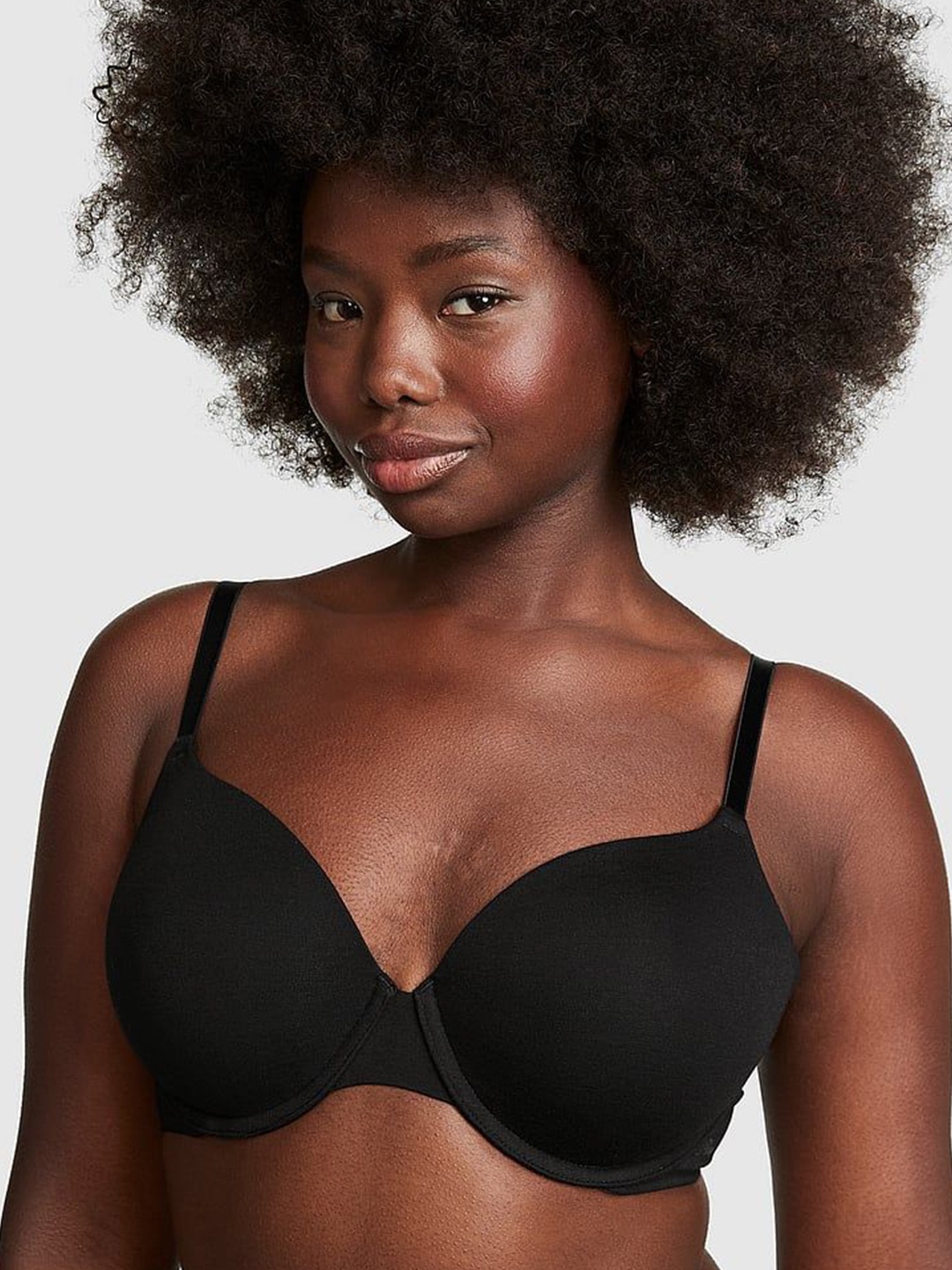 

Victoria's Secret Women Medium Coverage Underwired Lightly Padded Bra, Black