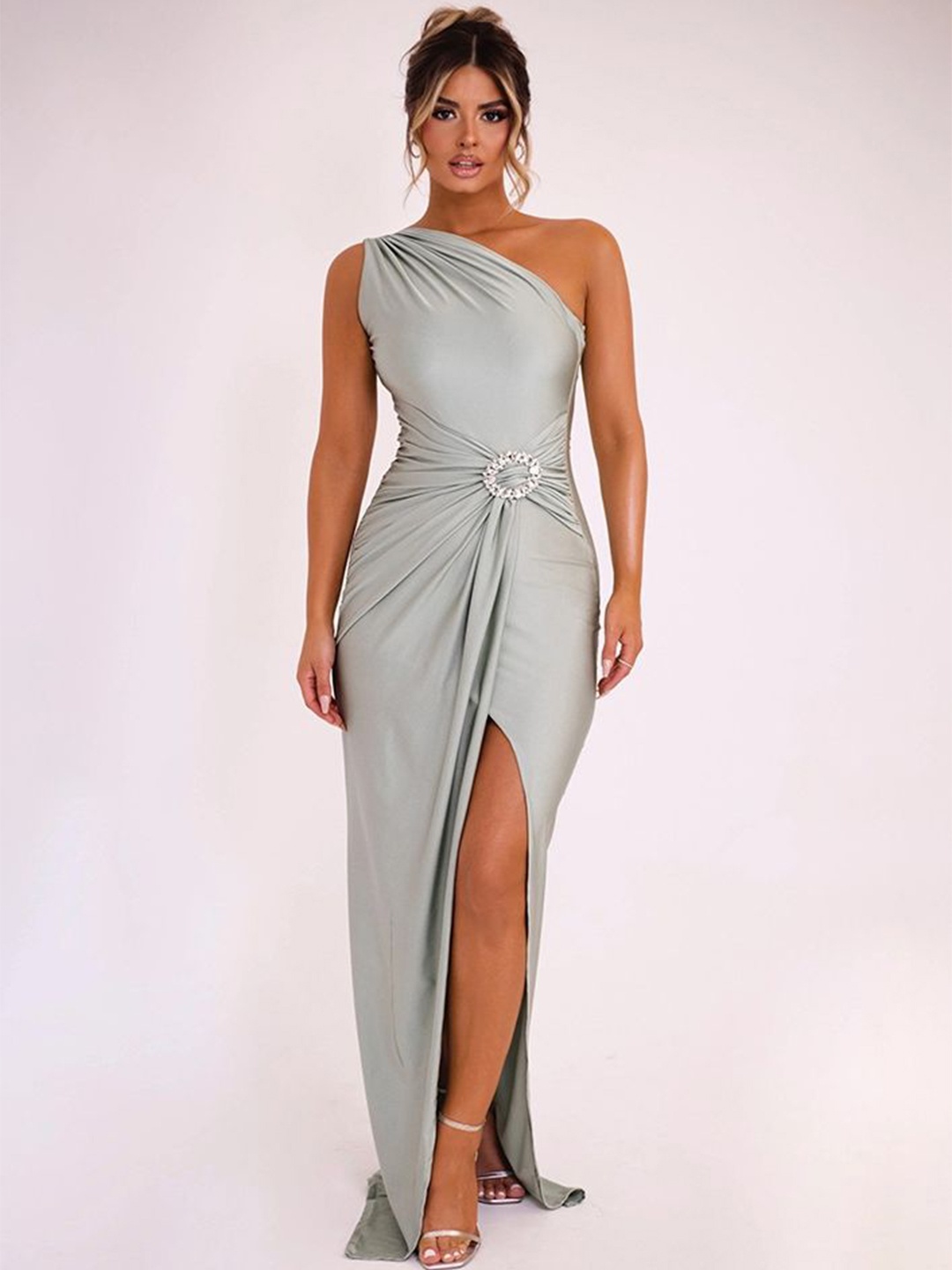 

LULU & SKY Maxi Dress, Grey