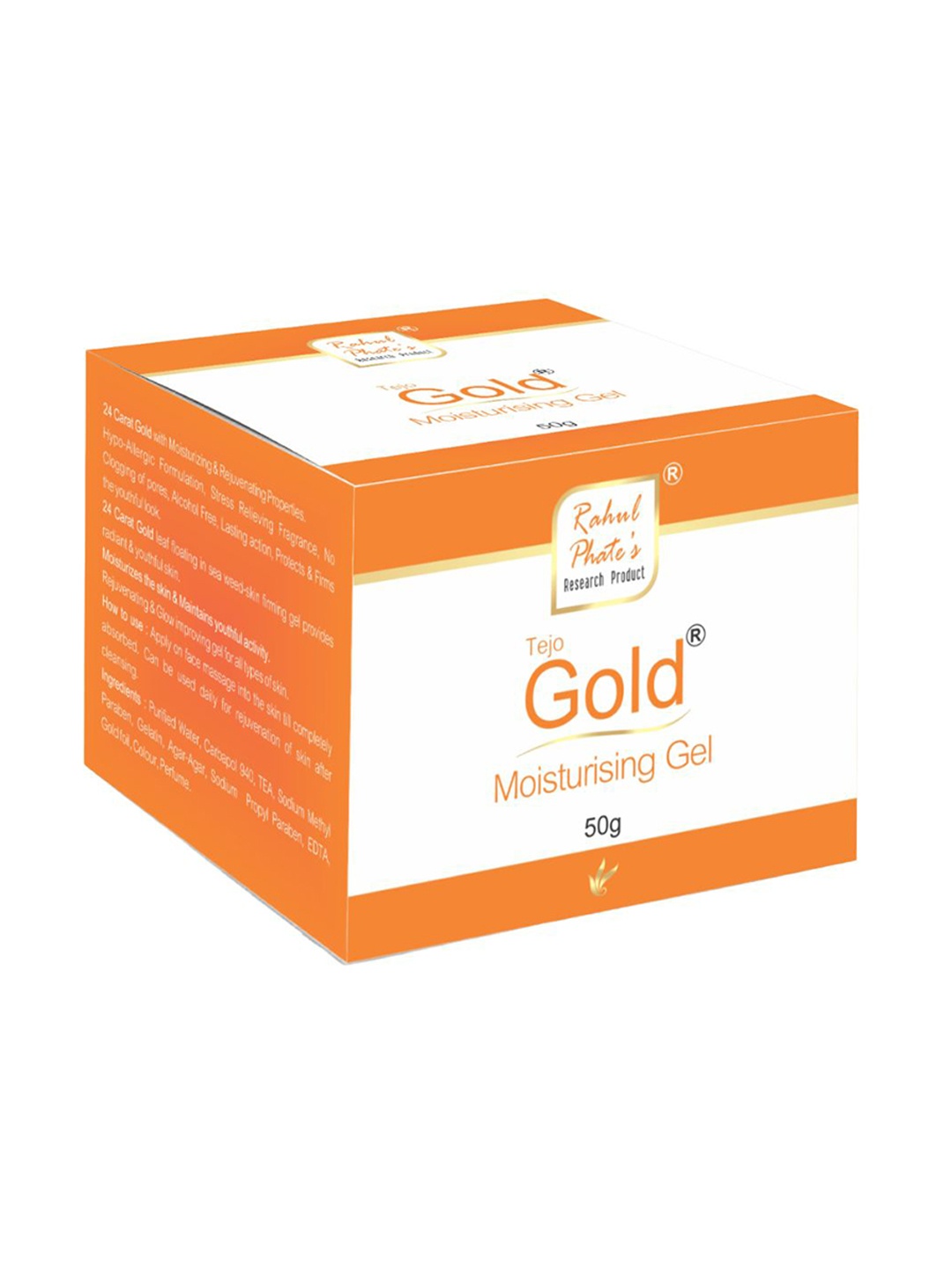 

Rahul Phate Research Product Tejo-Gold Moisturizing Gel 50g, White