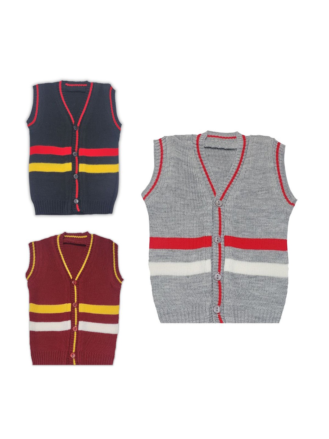 

KNITCO Unisex Kids Sweater Vest, Grey