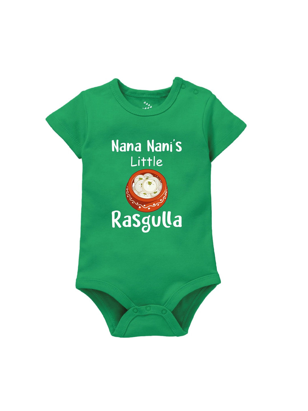 

Zeezeezoo Infants Printed Pure Cotton Bodysuit, Green