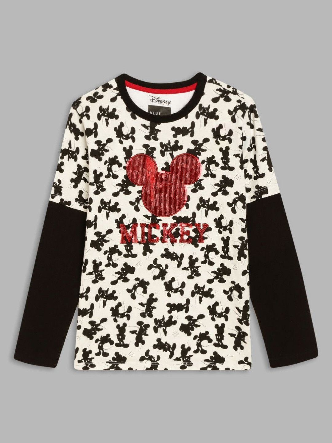 

Blue Giraffe Boys Graphic Printed Round Neck Cotton T-shirt, Black