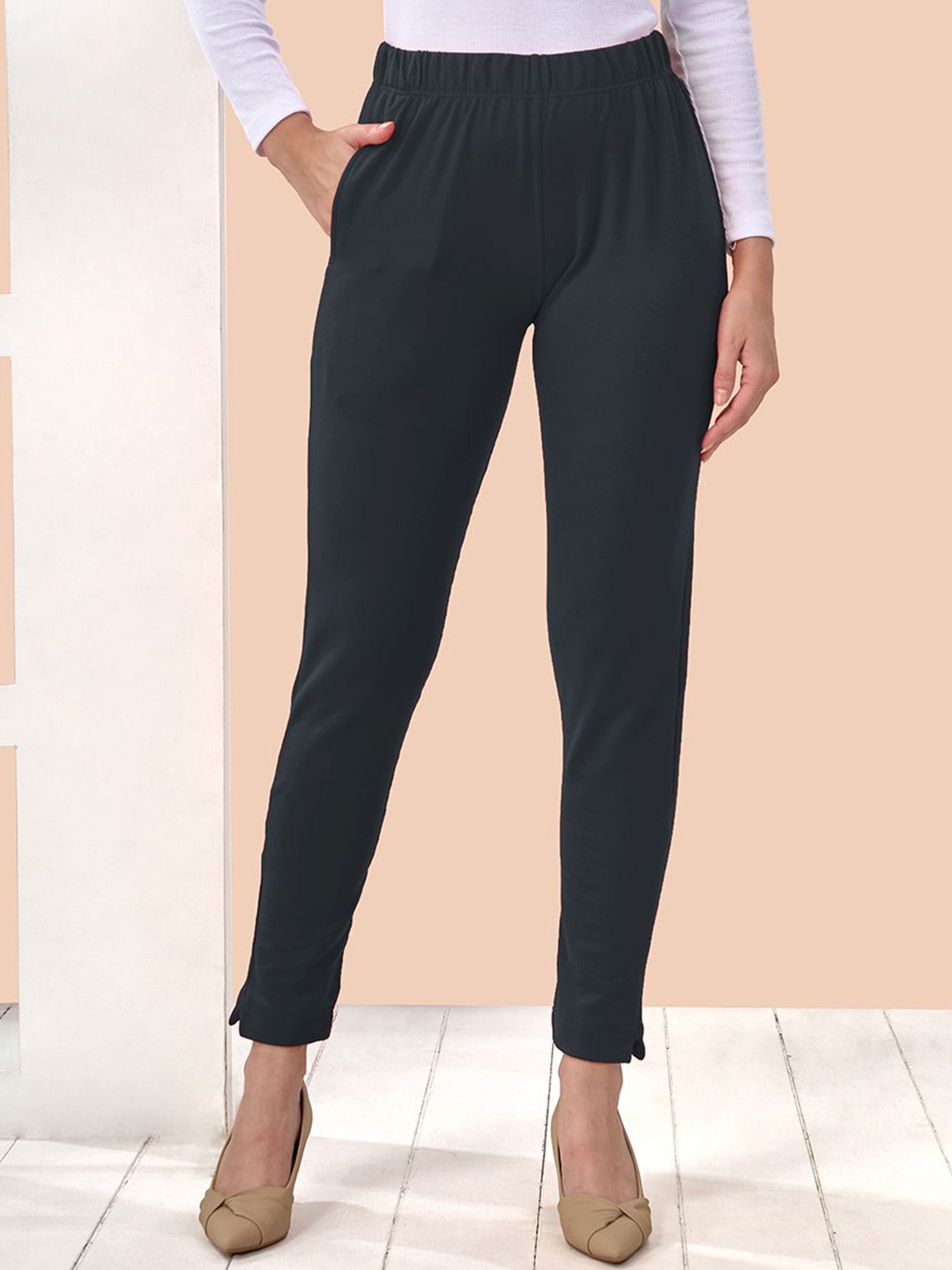 

LYRA Women Winter Fleeced Lined Trousers, Grey