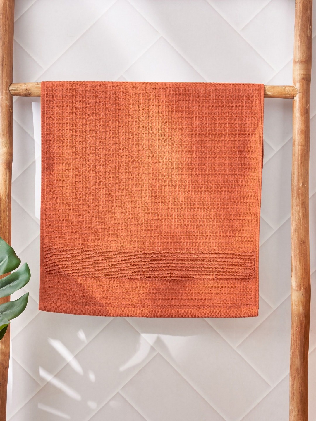 

Home Centre Brown Striped Cotton 120 GSM Hand Towel
