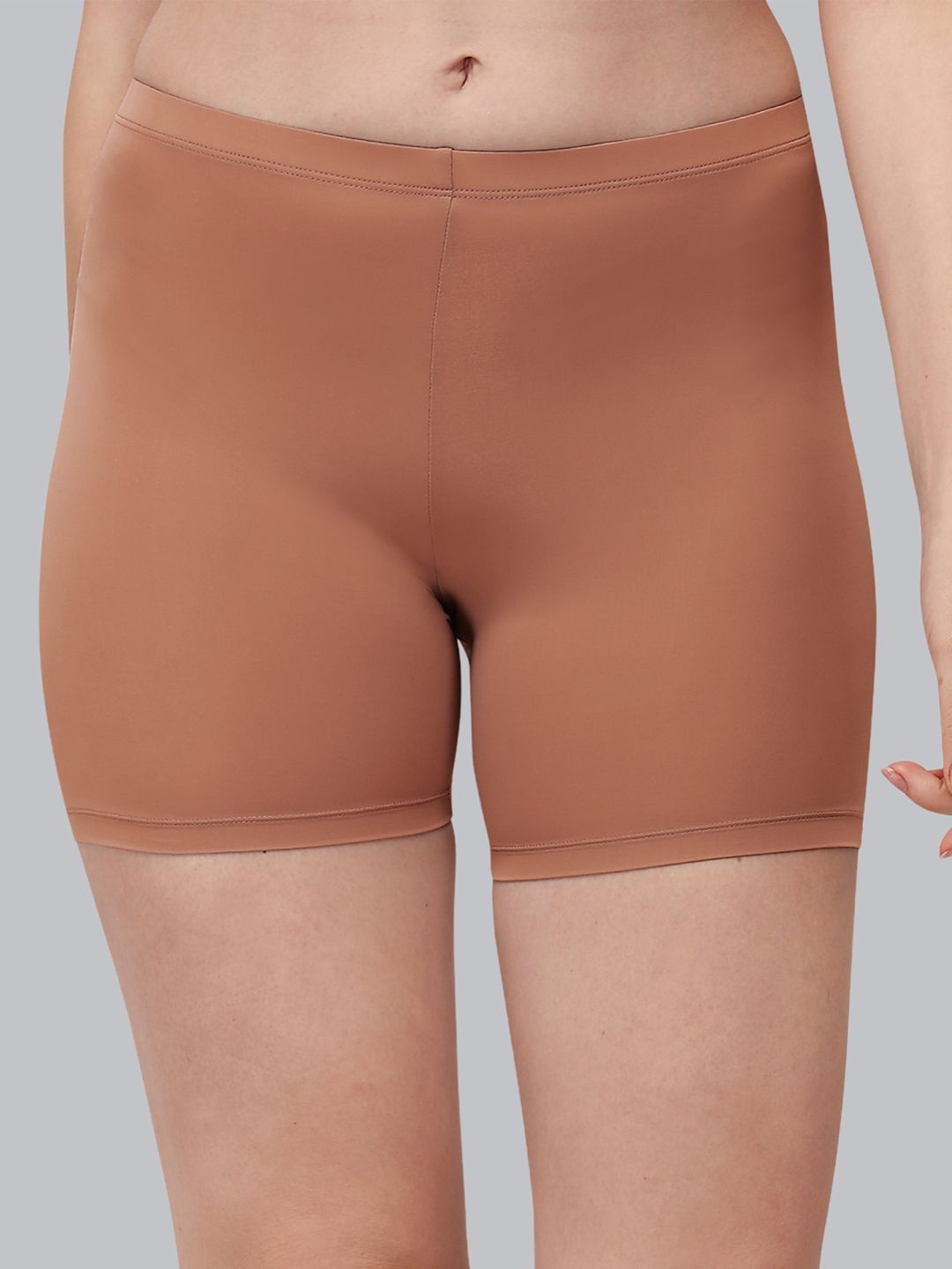 

Soie Women Cycling Regular Fit Sports Shorts, Brown