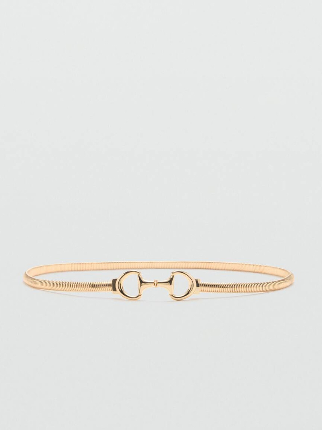 

MANGO Women Link Belt, Gold