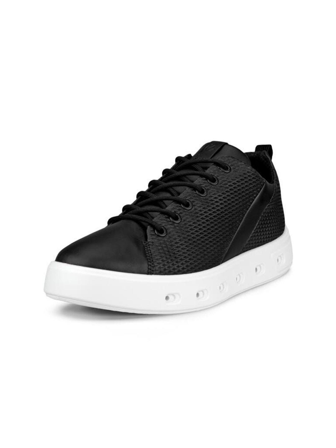 

ECCO Women Street 720 Leather Sneakers, Black