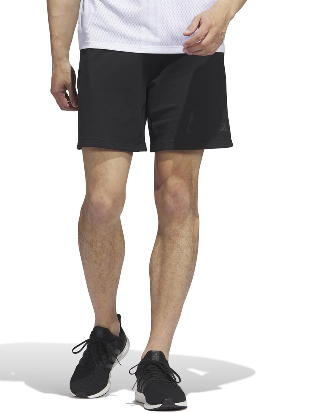 

ADIDAS Men Regular Fit Yoga Shorts, Black