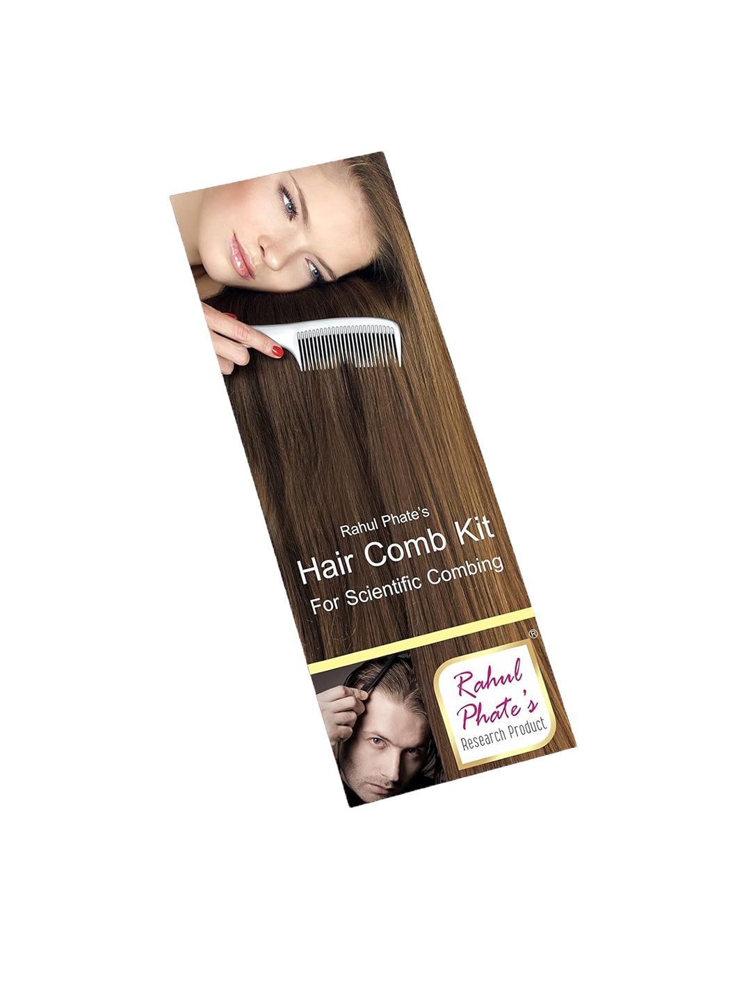 

Rahul Phate Research Product Hair Comb Kit, White