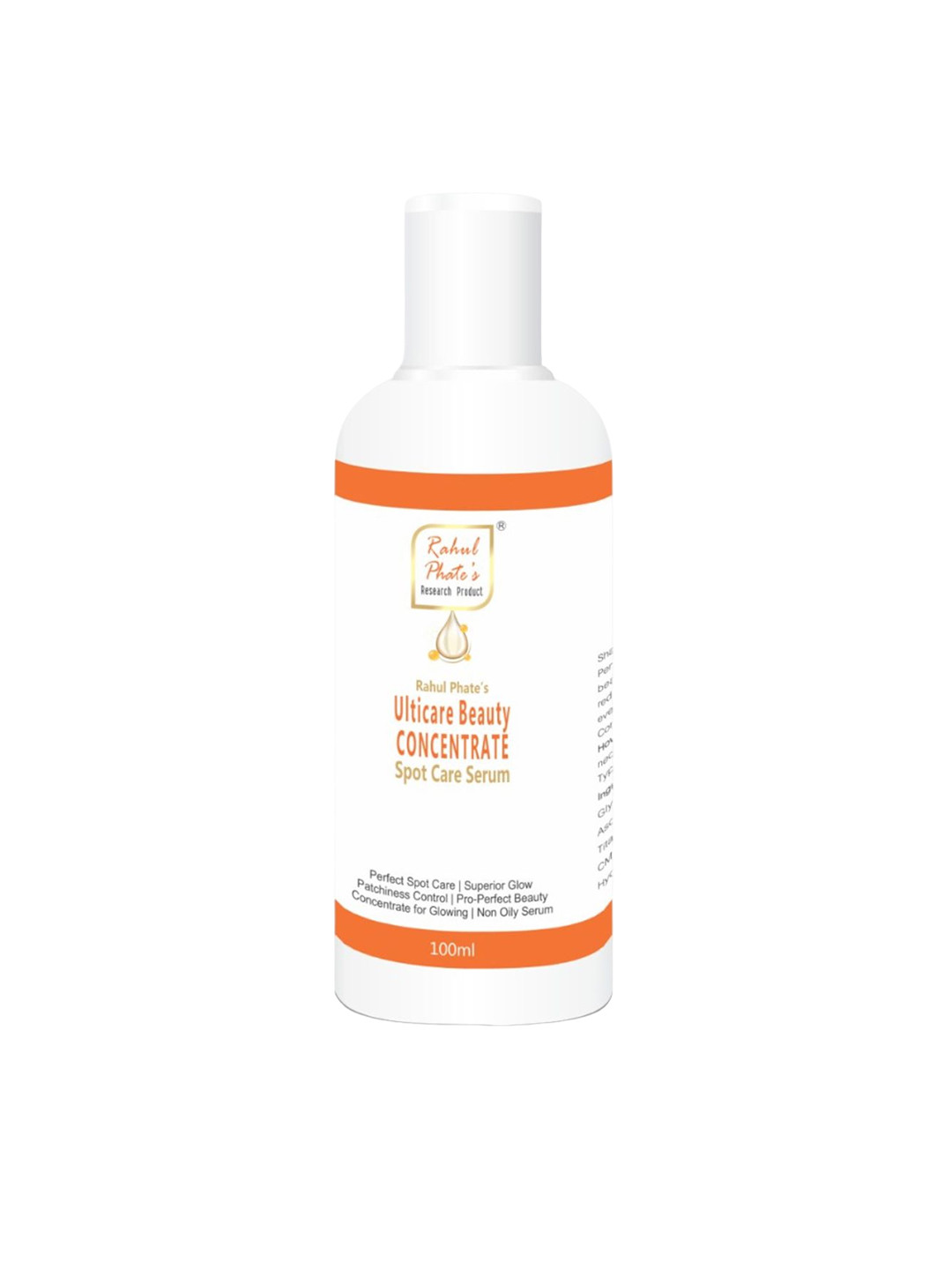 

Rahul Phate Research Product Ulticare Beauty Concentrate Spot Care Serum 100 ml, White