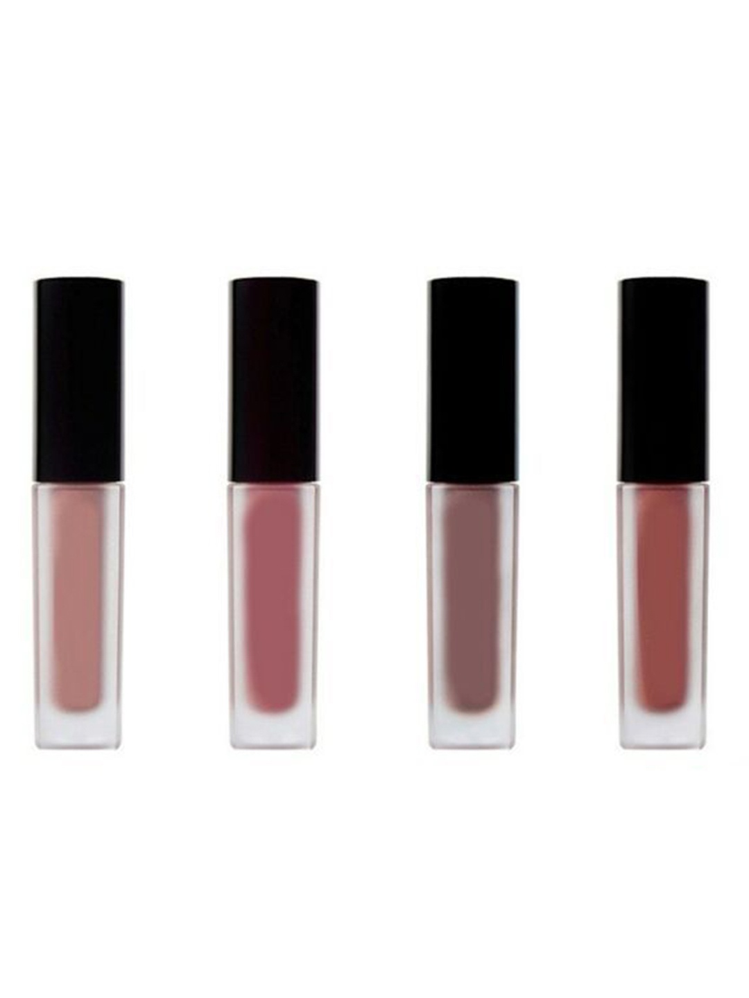 

MAKEUP FEVER Set Of 4 The Nude Edition Lipstick - 8 ml - Venus-Bombshell-Flirt-Trendsetter, Peach