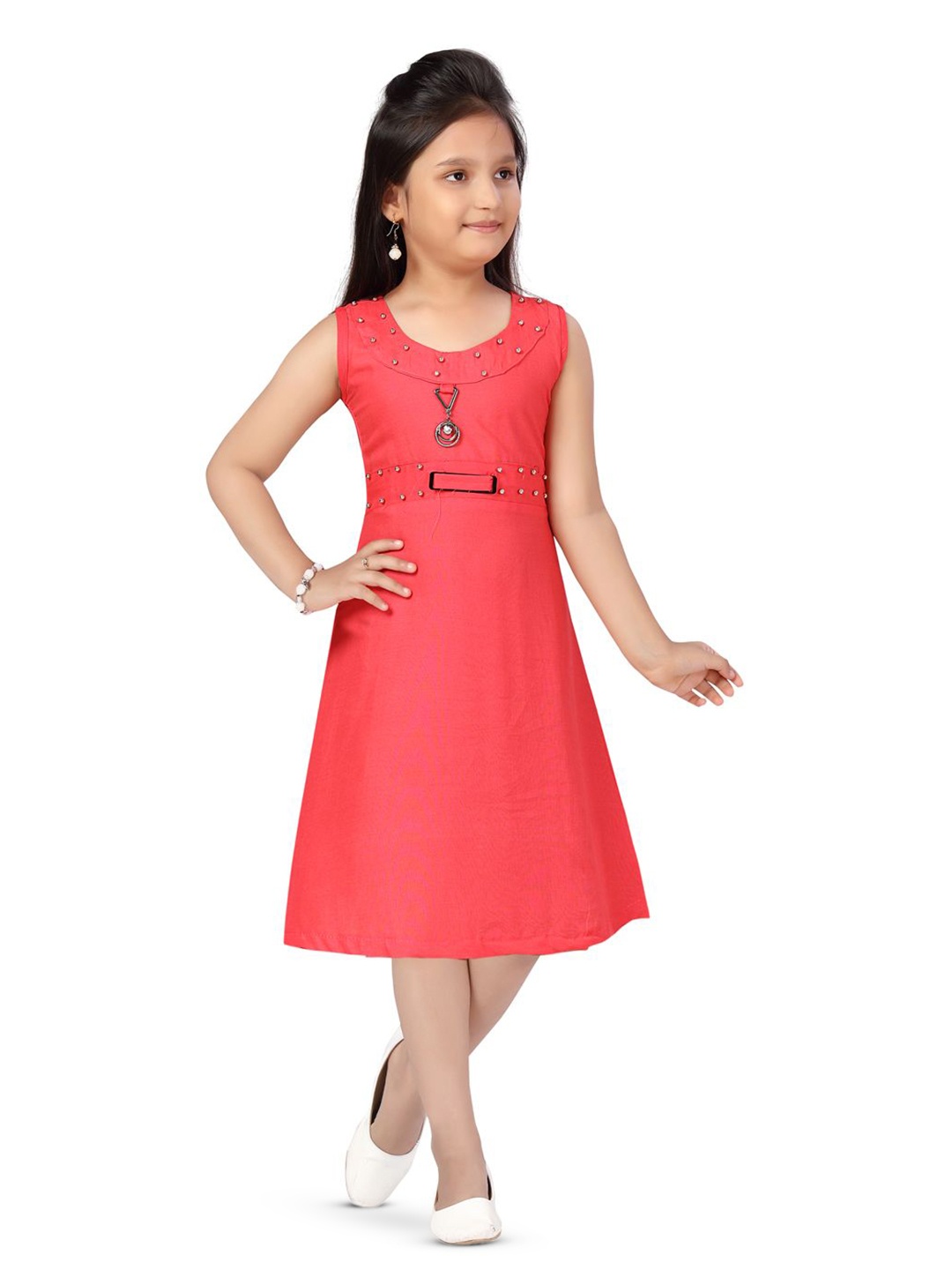 

BAESD A-Line Dress, Red