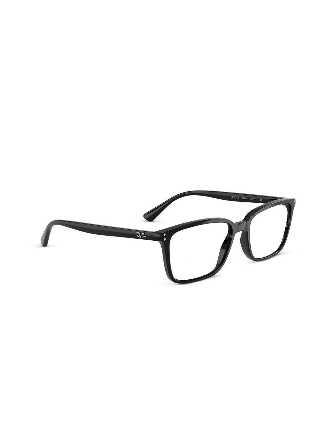 

Ray-Ban Unisex Full Rim Rectangle Frames, Black