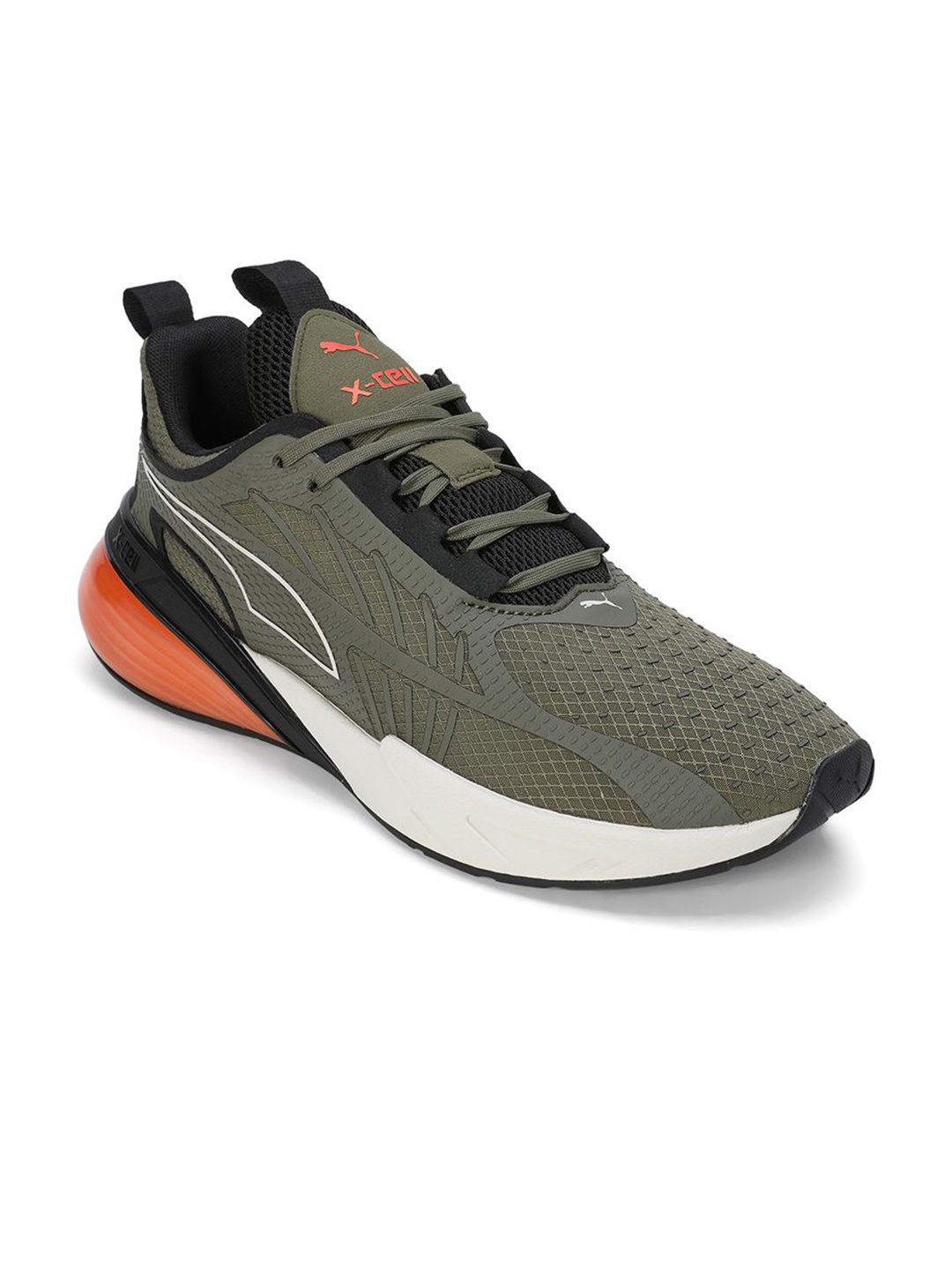 

Puma Unisex X-Cell Action Lace-Ups Running Shoes, Olive