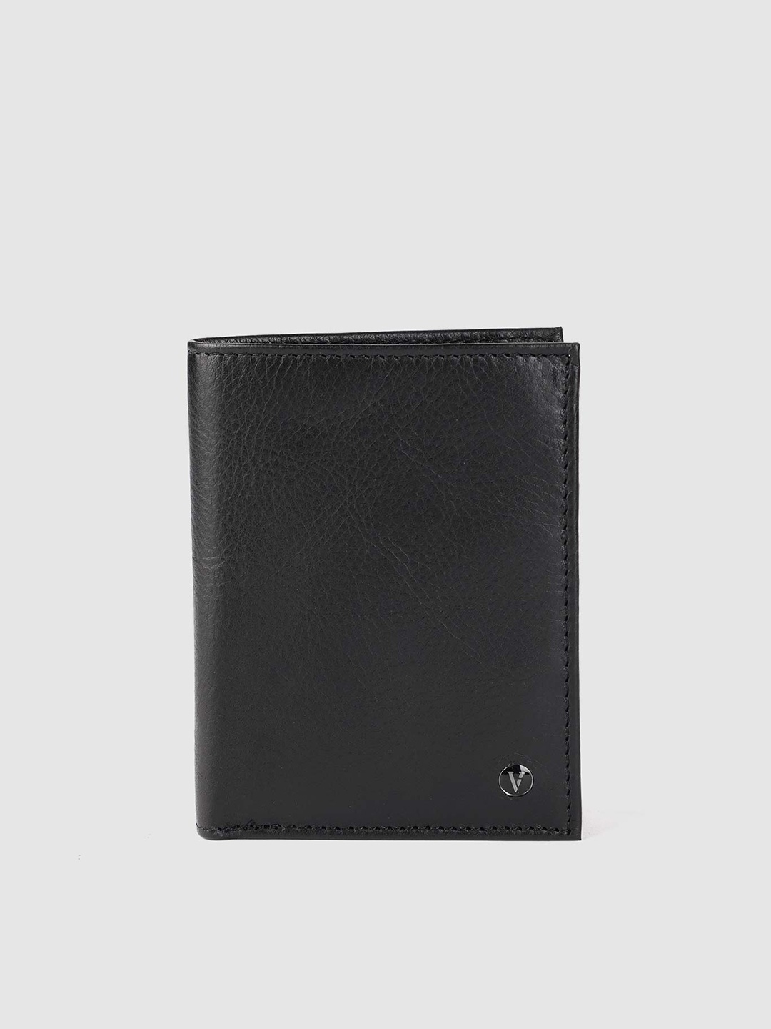 

Van Heusen Men Leather Two Fold Wallet, Black