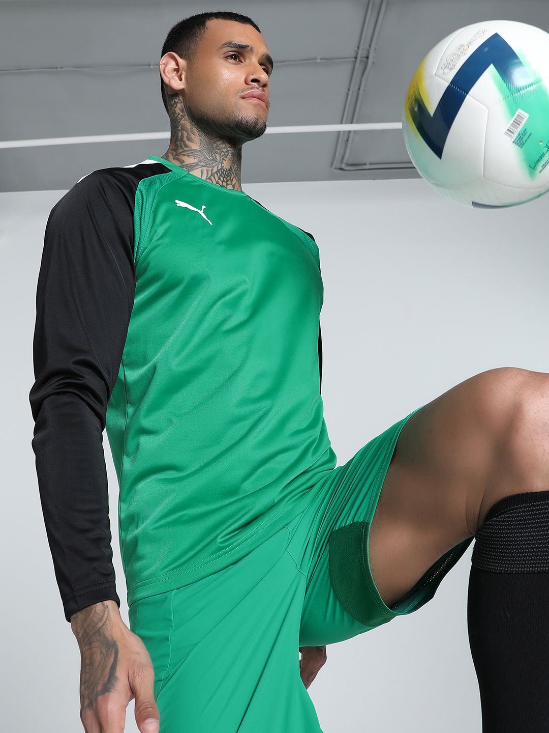 

Puma teamLIGA Men's Football Training T-Shirt, Green