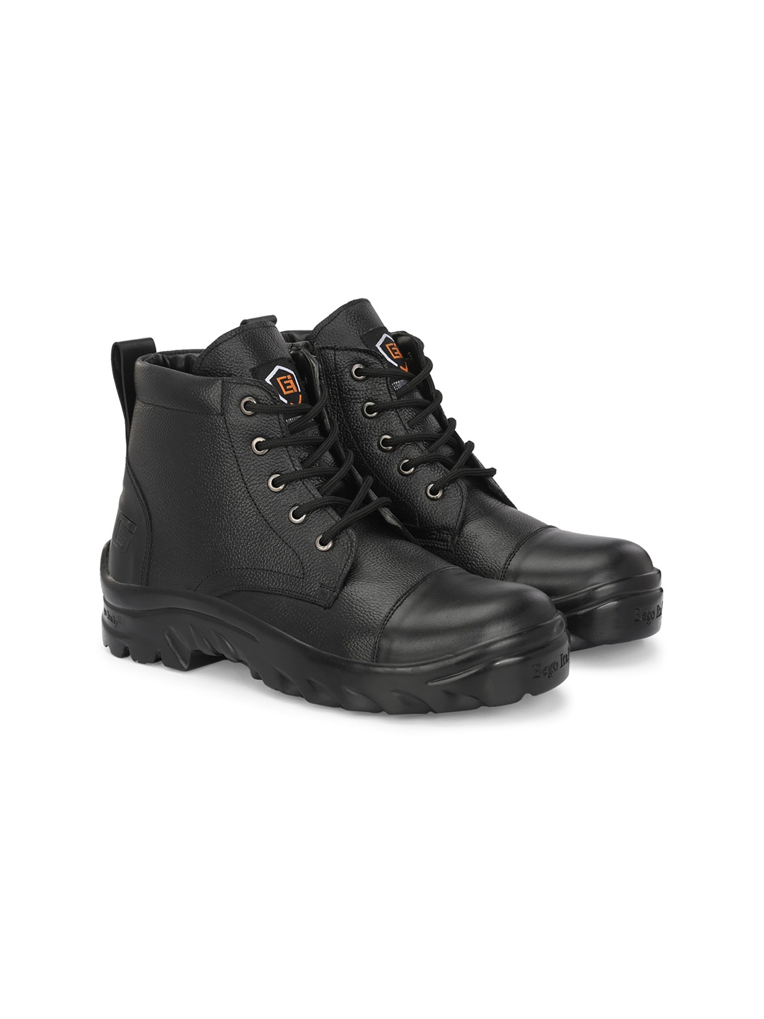 

Eego Italy Women Genuine Leather Police Boots, Black
