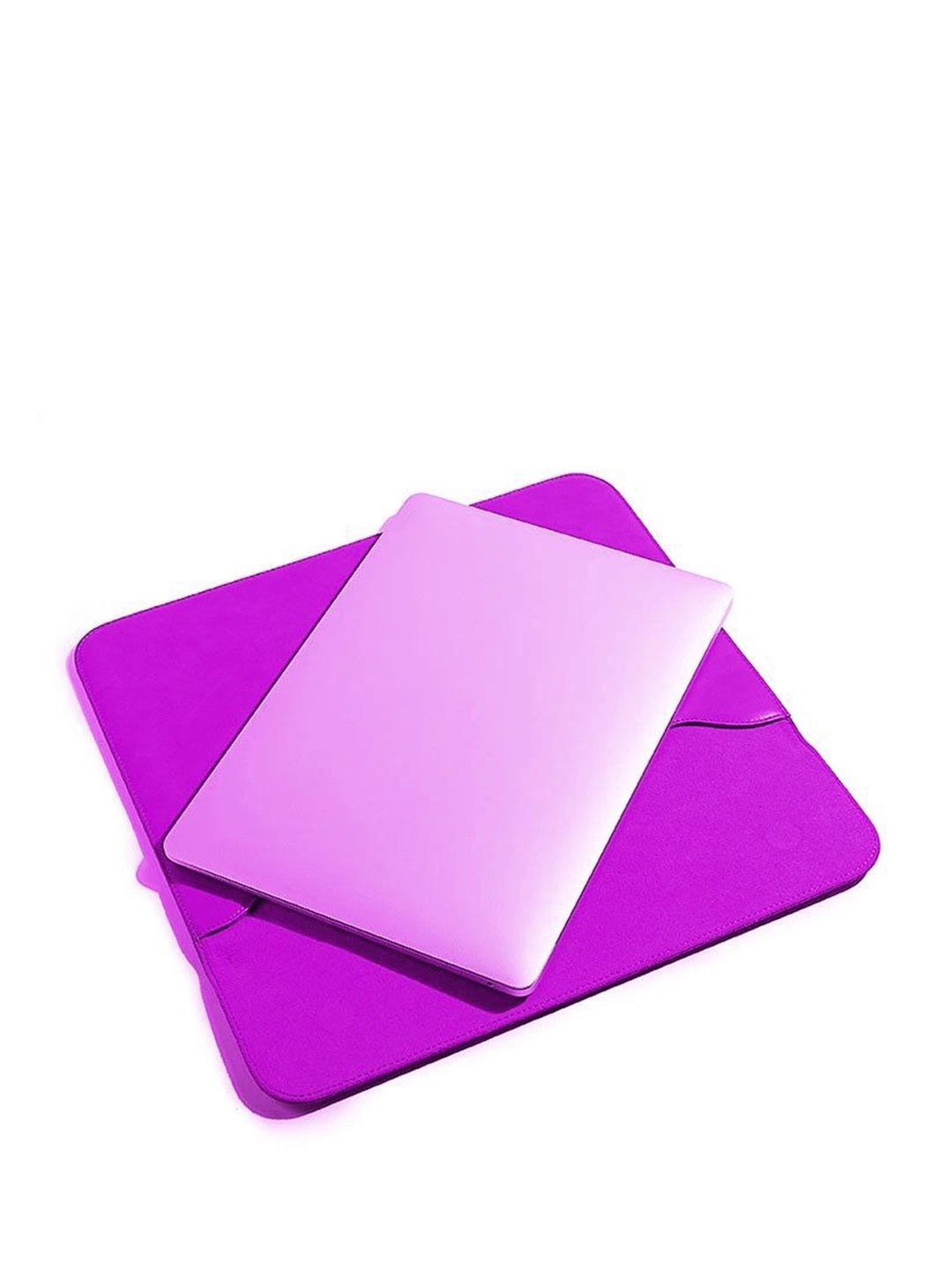 

Abelardo De Moda Unisex Leather Non-Padded Laptop Sleeve, Pink