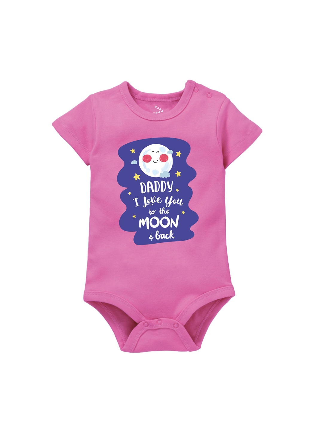 

Zeezeezoo Infants Printed Pure Cotton Bodysuit, Pink