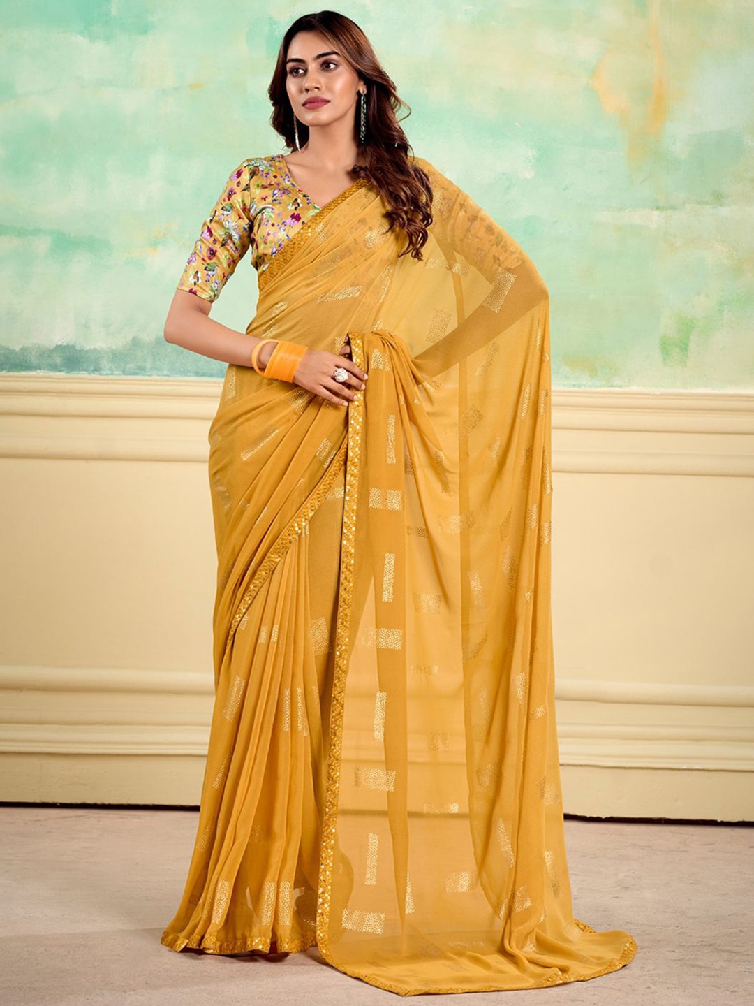 

Panzora Saree, Yellow