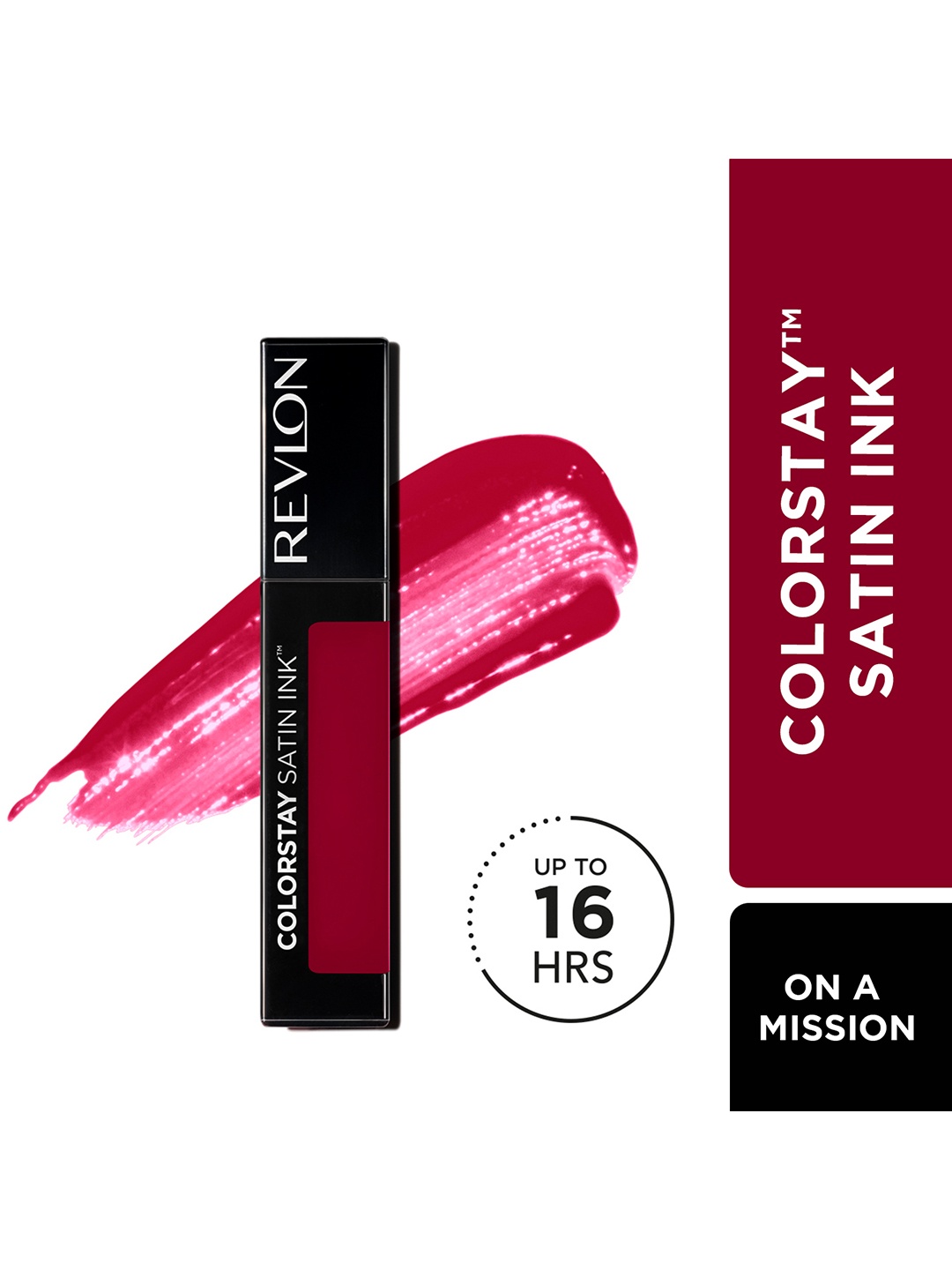 

Revlon Colorstay Satin Ink Liquid Lipstick with Vitamin E 5 ml - On A Mission 020, Maroon