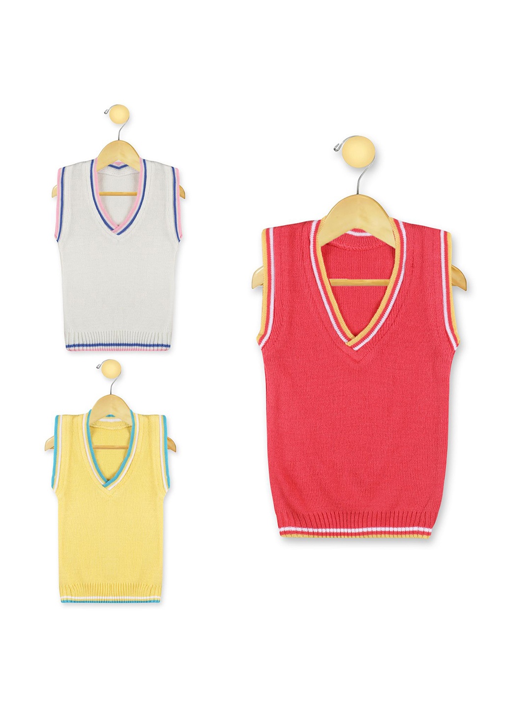 

KNITCO Kids V-Neck Sweater Vest, Red