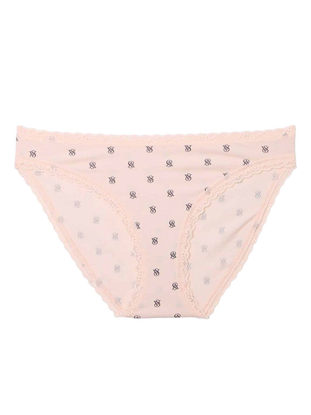 

Victoria's Secret Printed Low-Rise Bikini Briefs, Pink