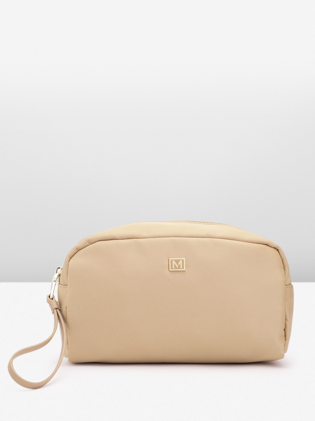 

MANGO Women Cosmetic Bag, Beige