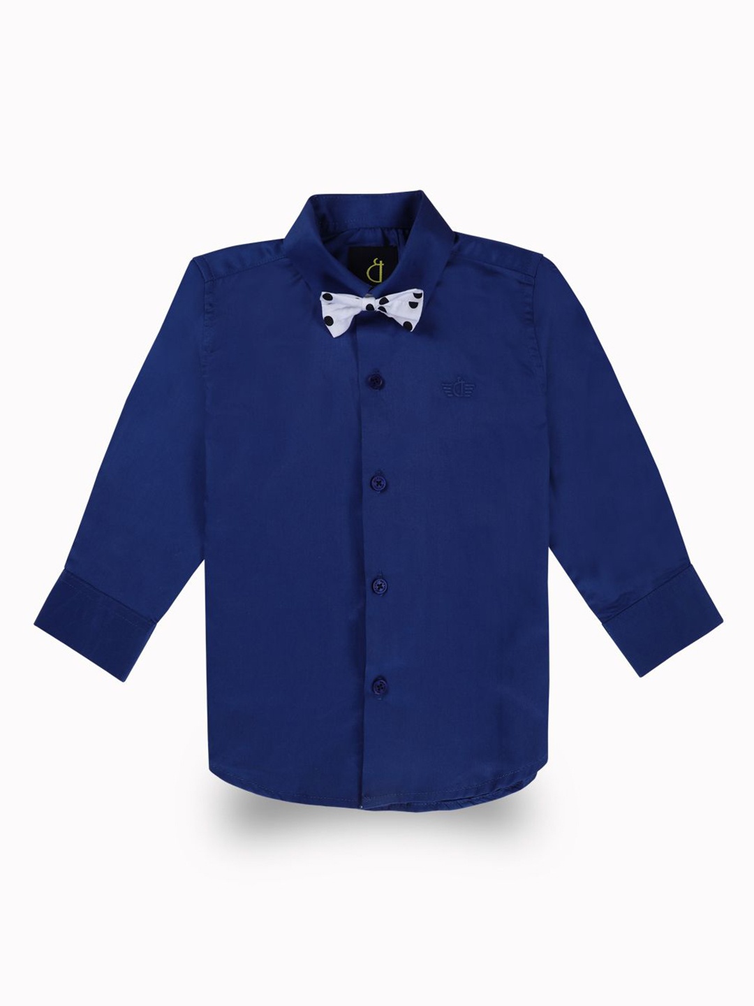 

Gini and Jony Boys Standard Spread Collar Solid Cotton Casual Shirt, Blue