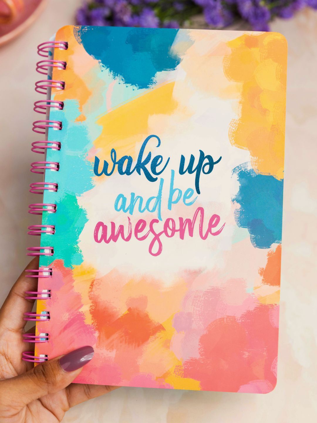 

Doodle Blue and Pink Self Design Planner Stationery