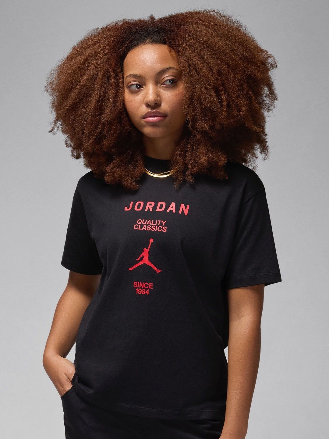 

Nike Jordan Women's Girlfriend T-Shirt, Black