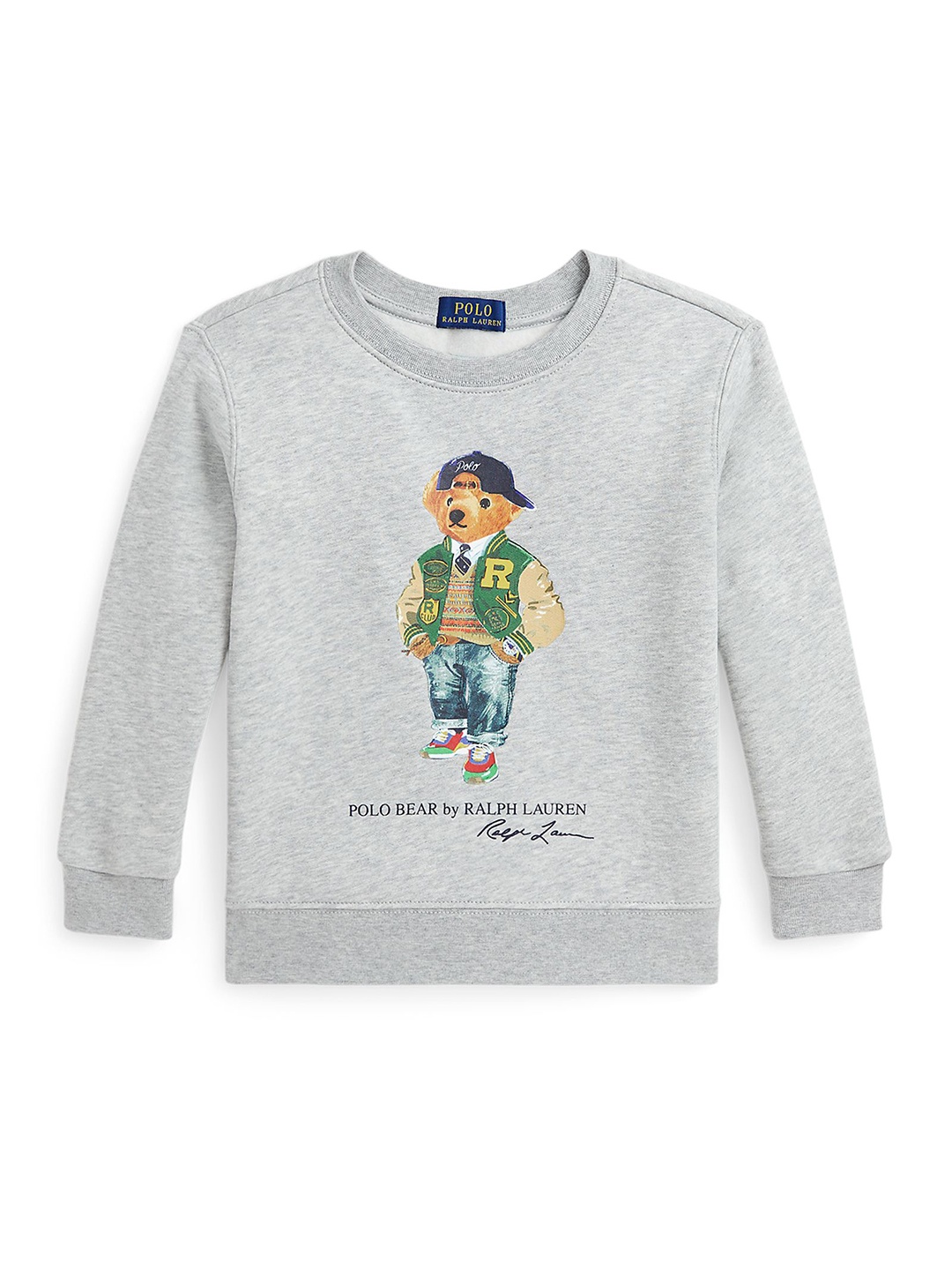 

Polo Ralph Lauren Boys Graphic Printed Pullover Sweatshirt, Grey