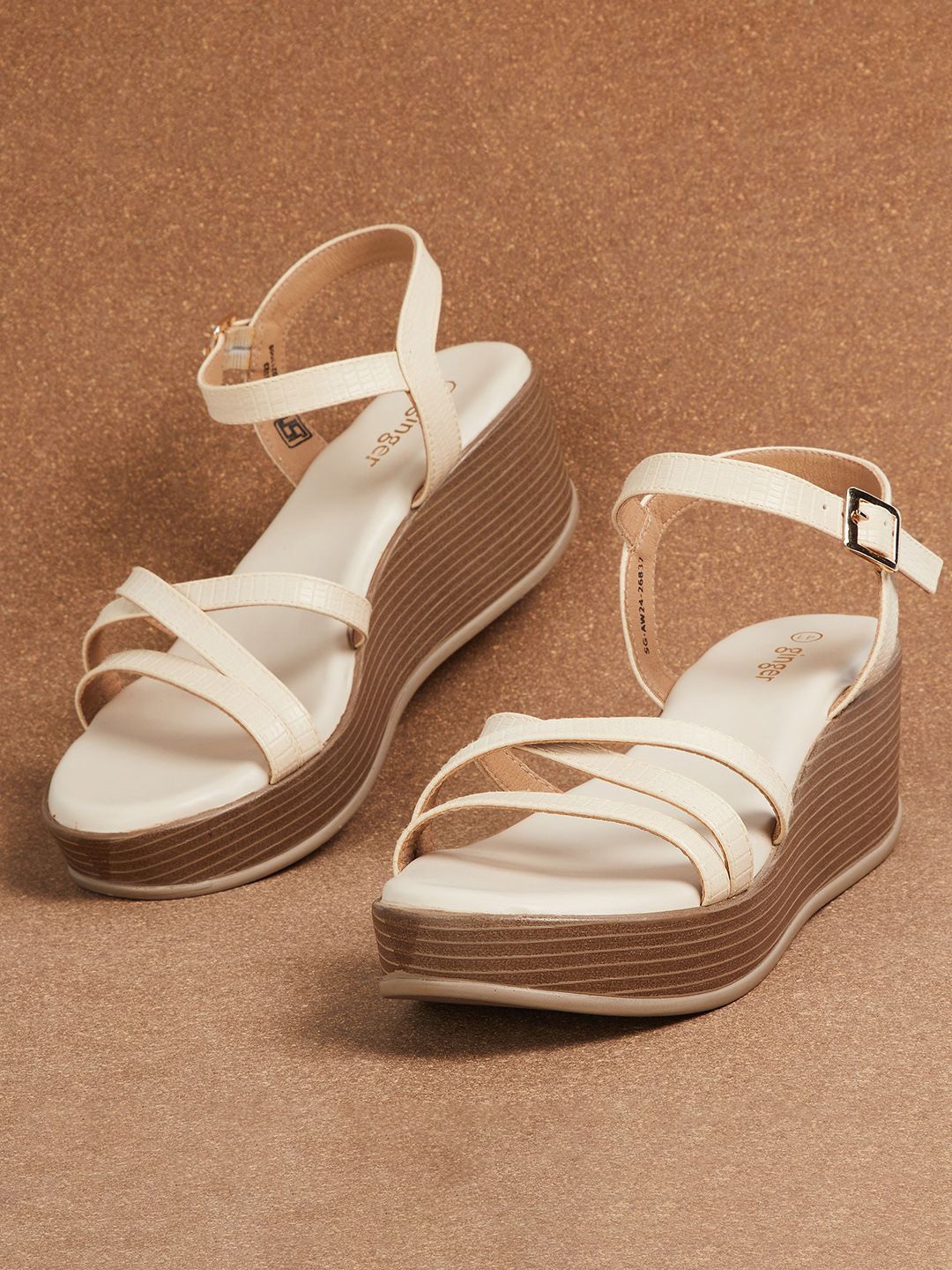 

Ginger by Lifestyle Women Wedge Heels, Beige