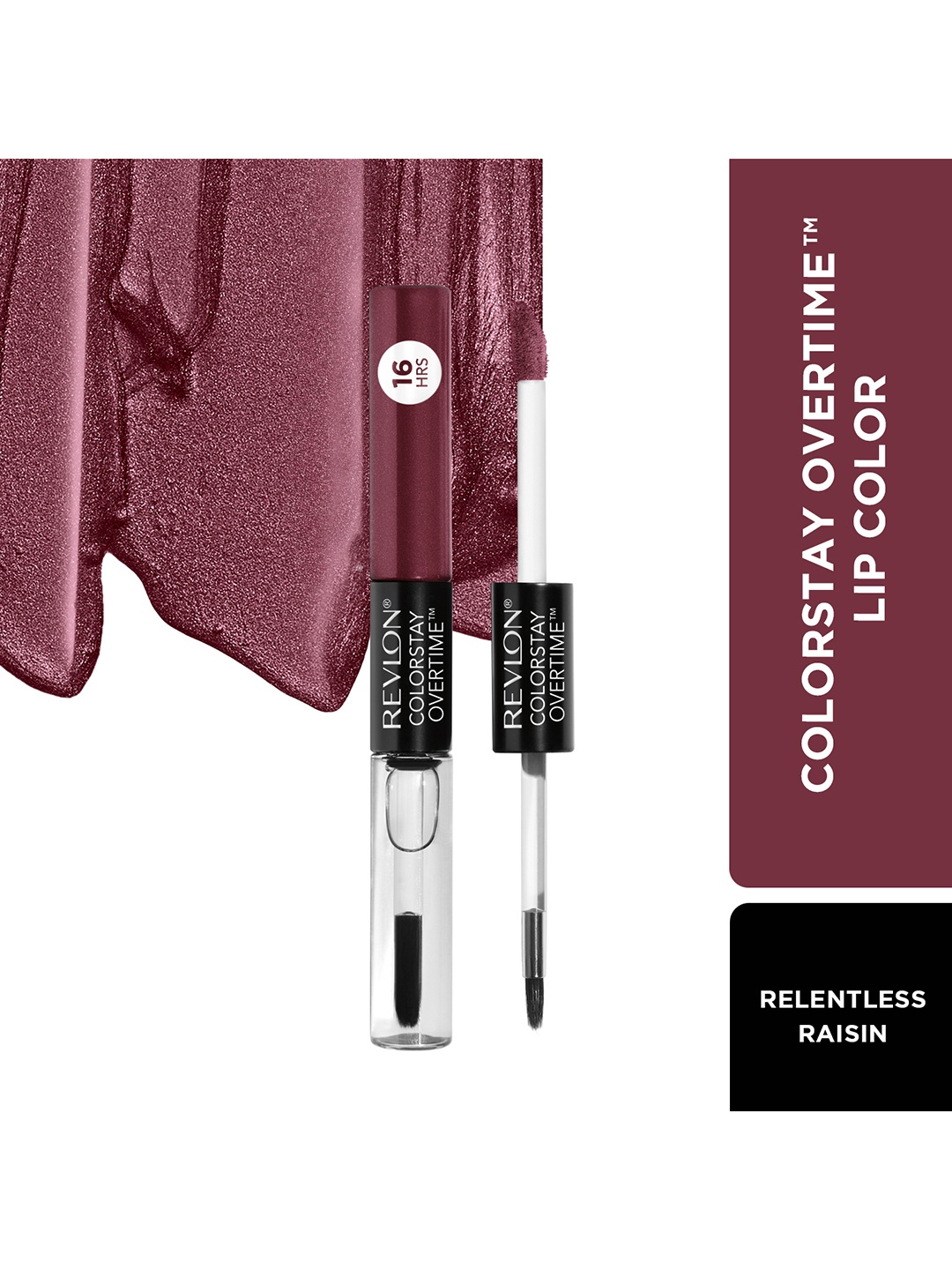 

Revlon Colorstay Overtime 16 Hrs Longwear Lip Color - Relentless Raisin 270, Burgundy