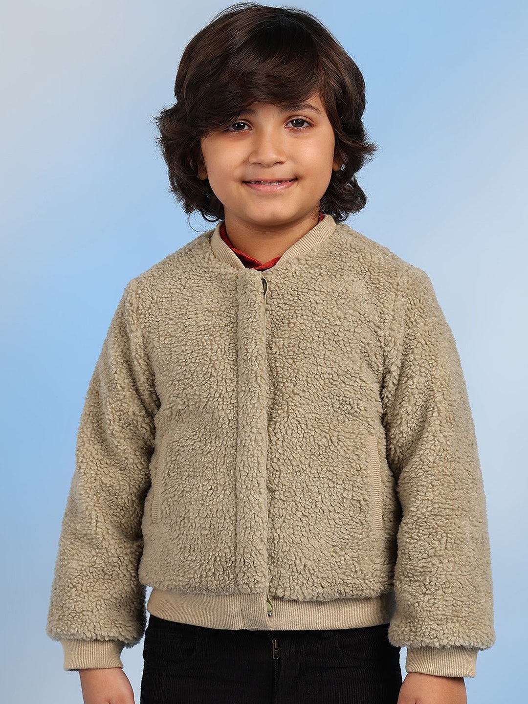 

The Tribe Kids Boys Lightweight Outdoor Tailored Jacket, Beige