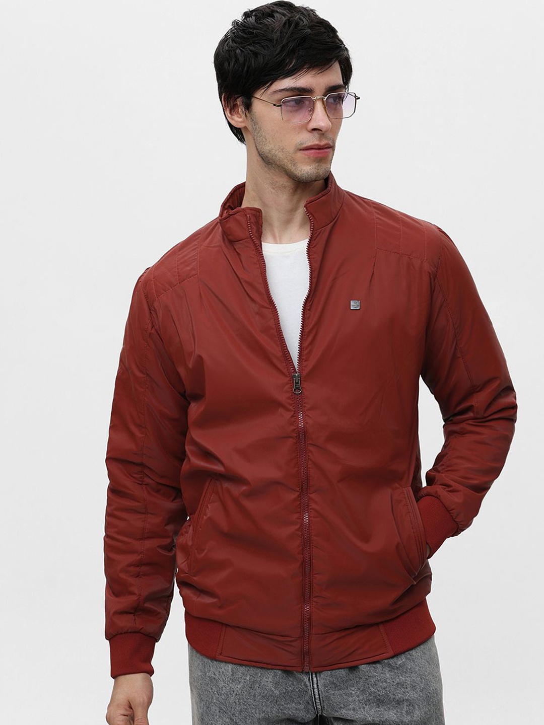 

Klub Fox Men Lightweight Quilted Jacket, Red