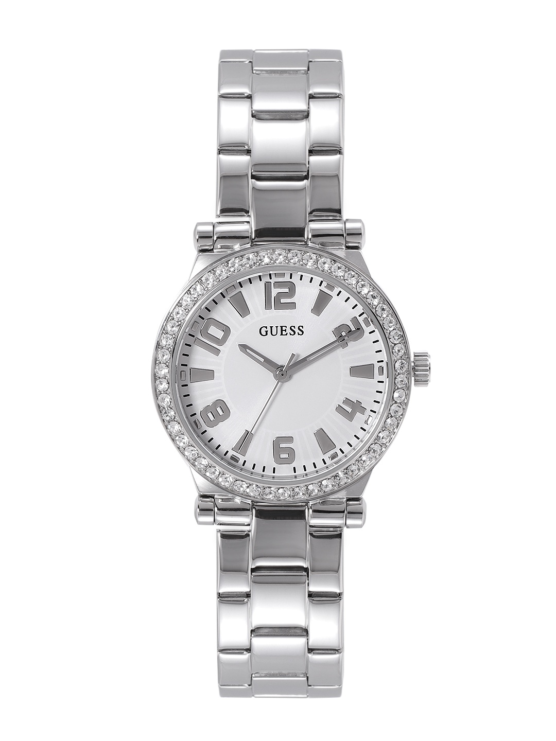 

GUESS Women Dress Fawn Bracelet Style Straps Analogue Watch GW0686L1, White