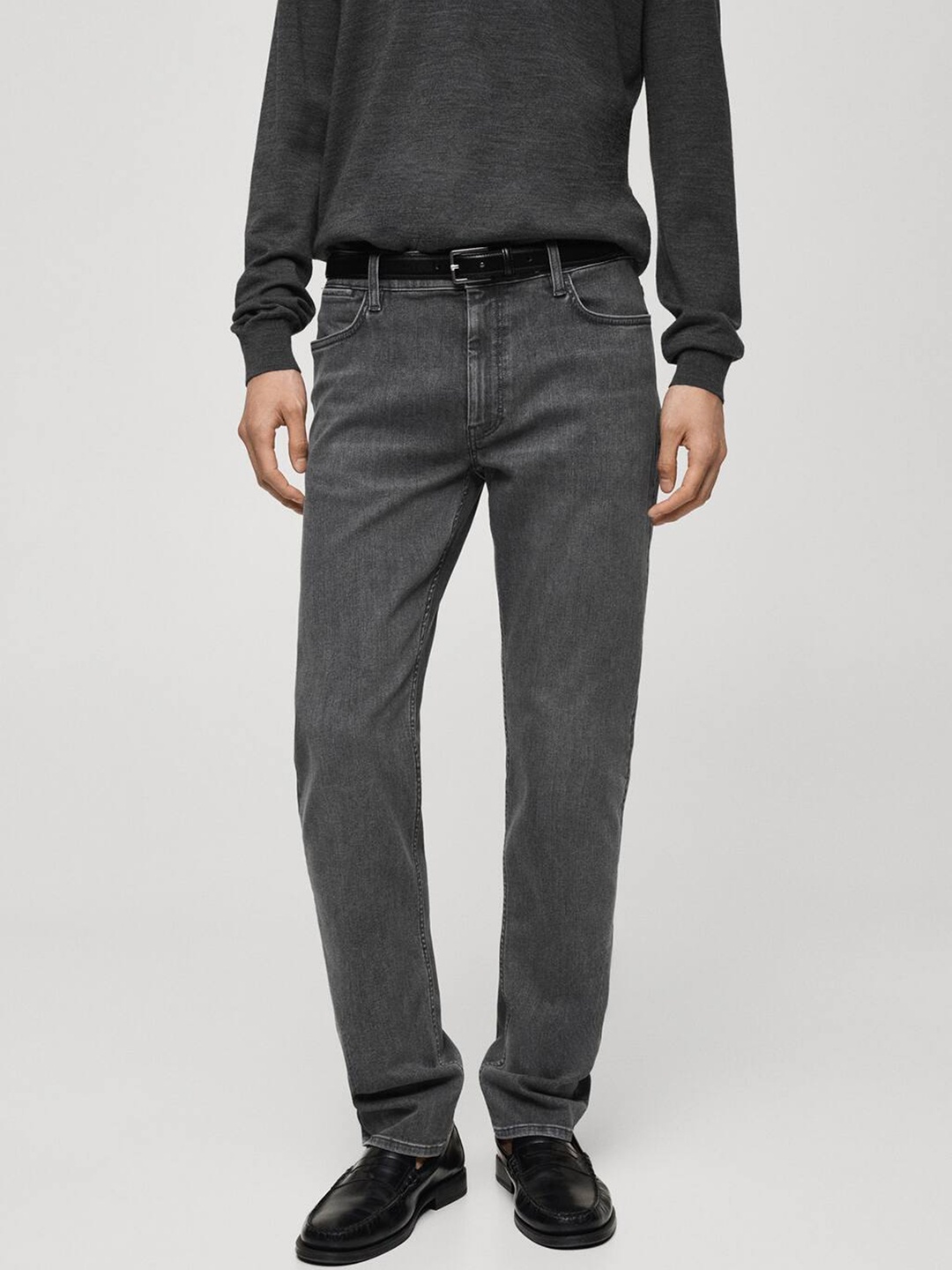 

MANGO MAN Slim Fit Ultra Soft Touch Jeans, Charcoal