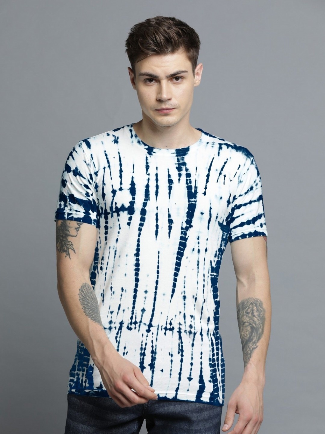 

Maniac Men Typography Printed Slim Fit T-shirt, White