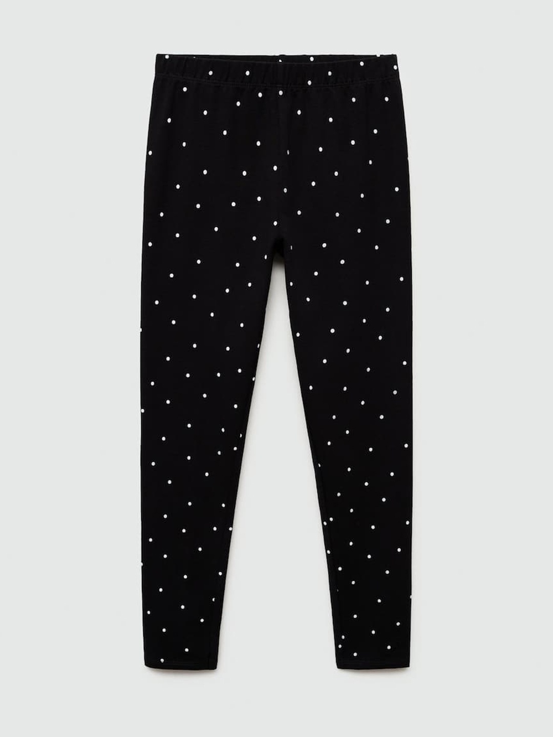 

Mango Kids Girls Printed Ankle Length Leggings, Black