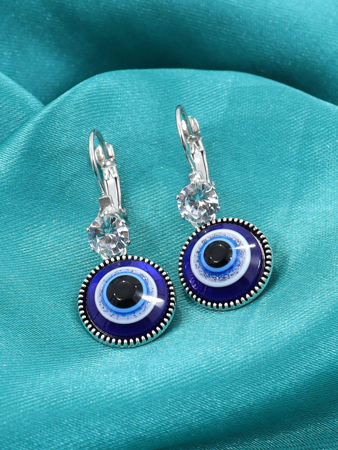 

Krelin Stainless Steel Classic Drop Earrings, Blue