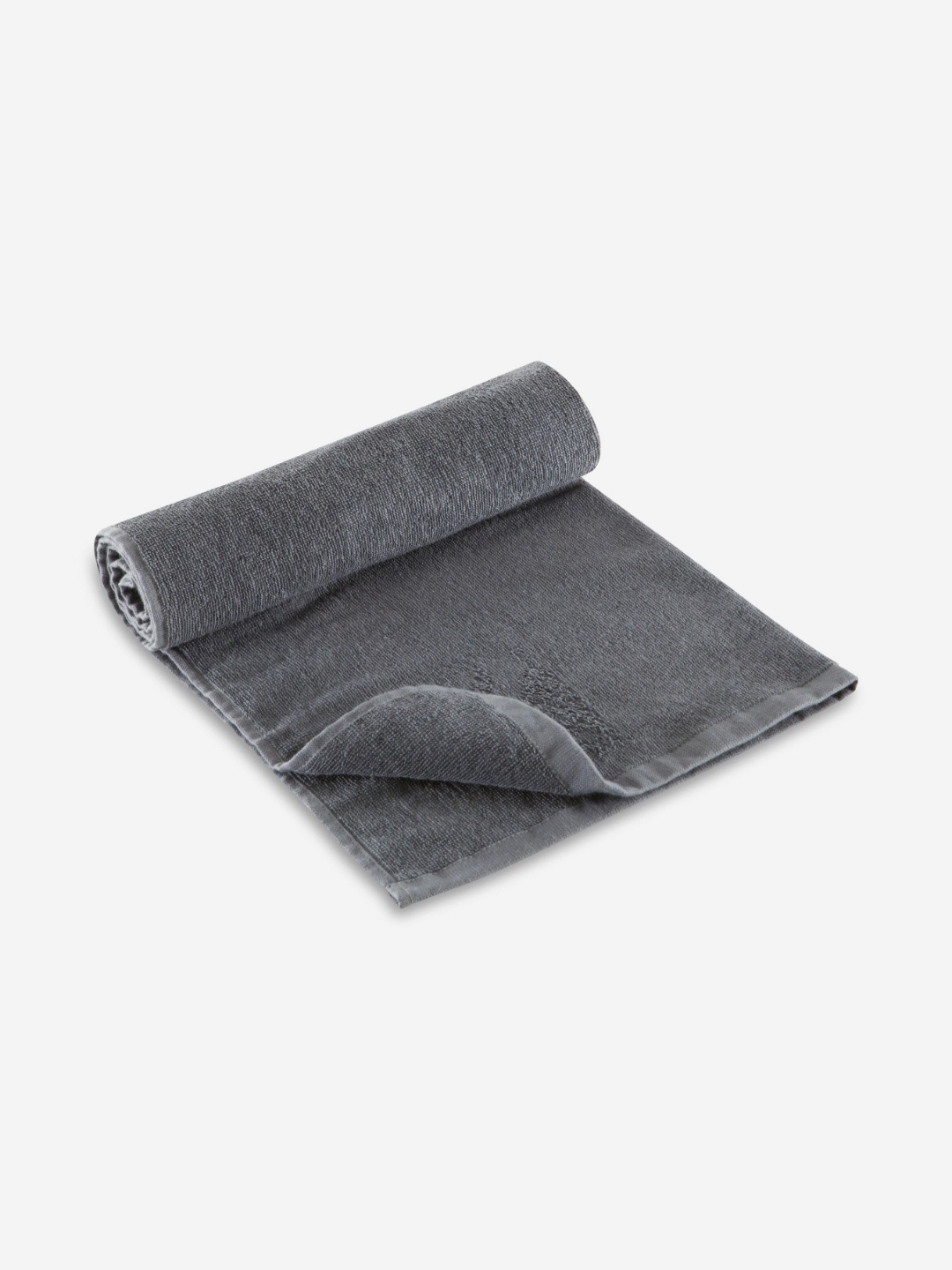 

Domyos By Decathlon Grey Self Designed Cotton Hand Towel