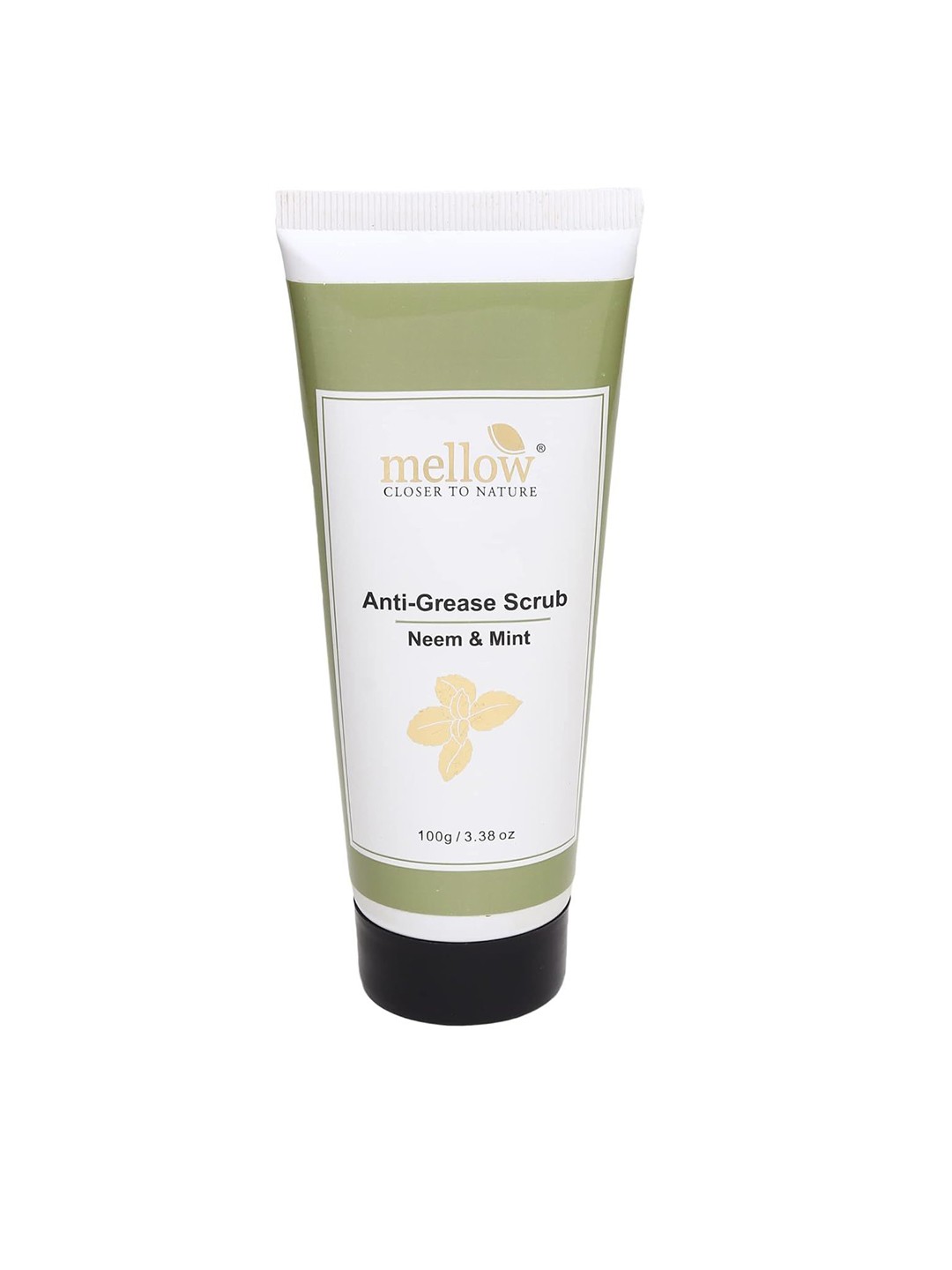 

MELLOW Herbals Ayurvedic Anti Grease Scrub- 100 g, Brown