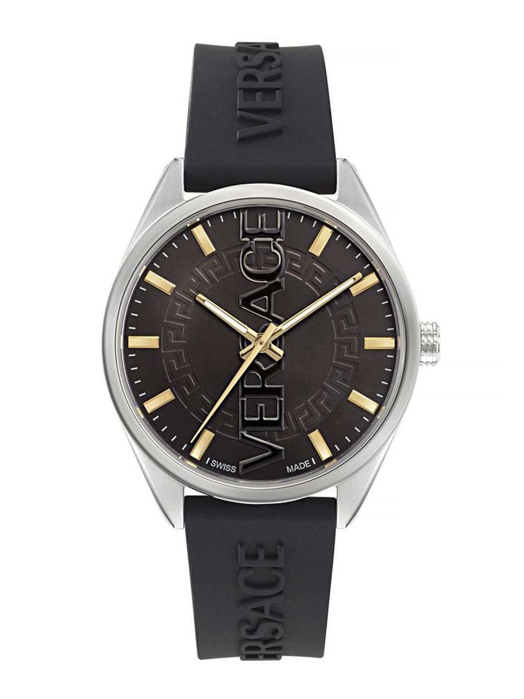 

Versace Men Brass Dial & Straps Analogue Watch VE3H00723, Black